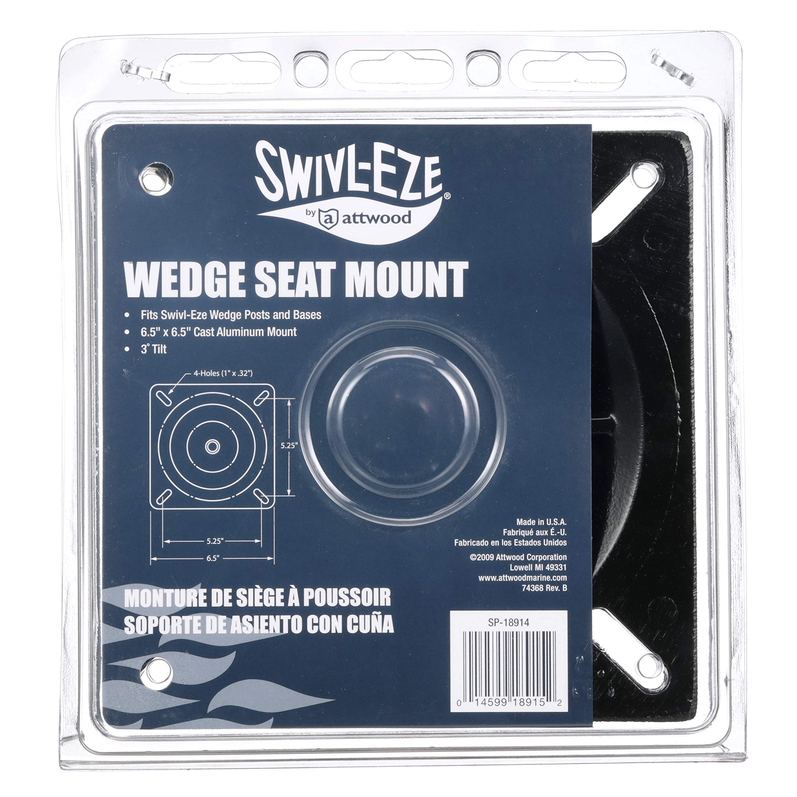 Attwood SP-18914 Swivl-Eze Wall-I Seat Mount
