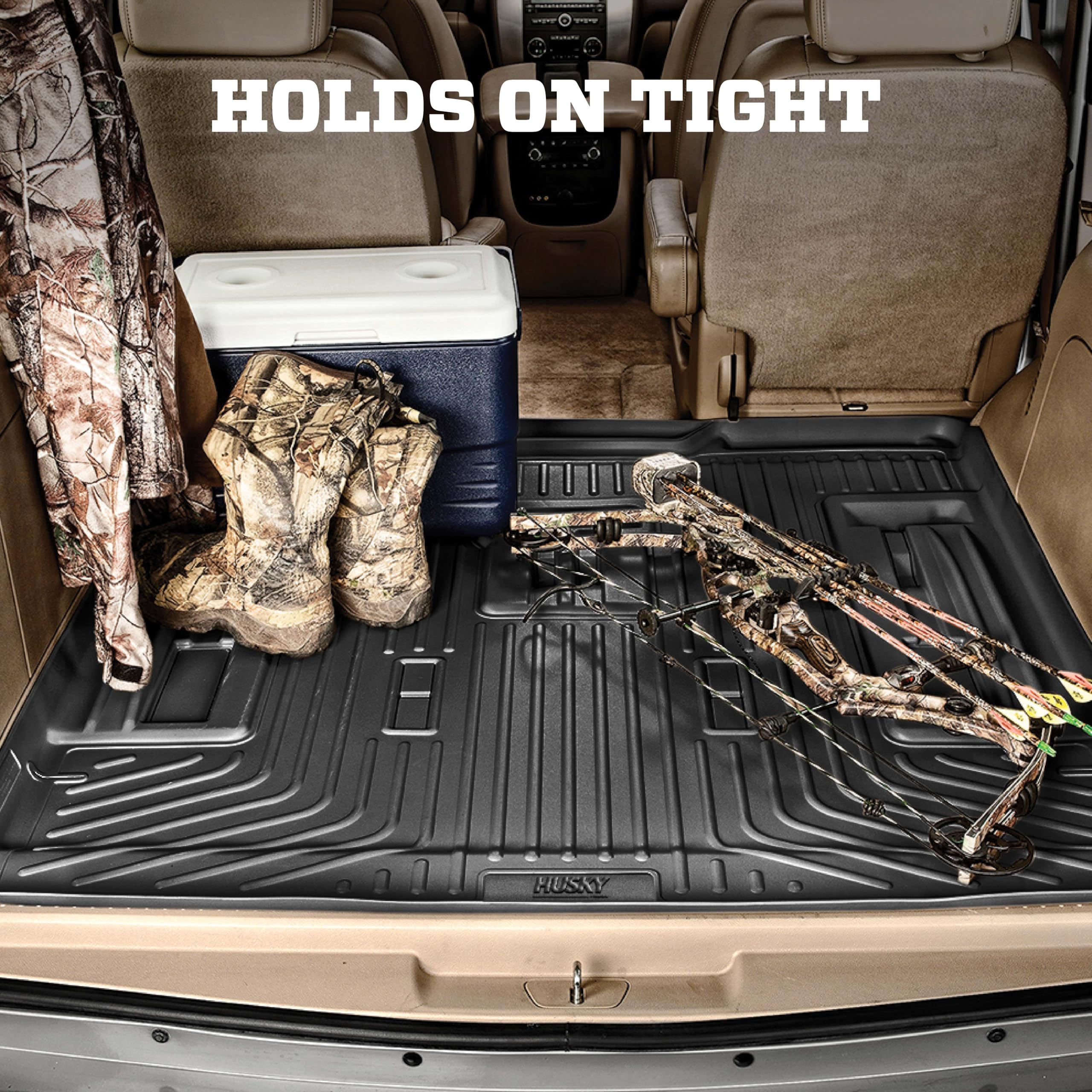Husky Liners Trunk Liner Weatherbeater | Fits 2011-2014 Hyundai Sonata (Excludes Hybrid) | 1-pc Black - 48851
