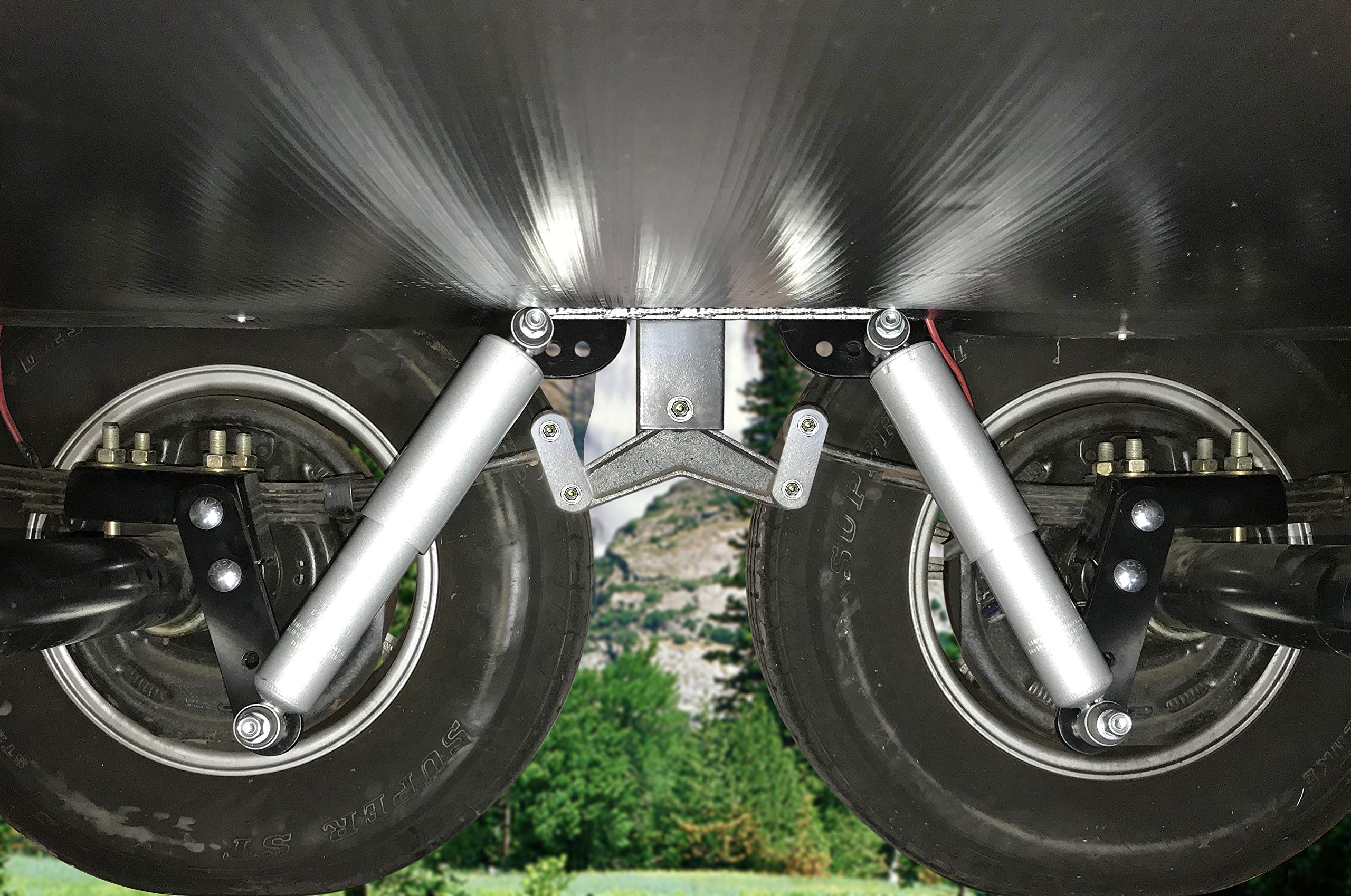 Comfort Ride Roadmaster 2460 Shock Absorber System Compatible with Trailers with 3" Diameter Axles | Reduces Bounce & Sway for Smoother, Safer Towing | Improves Stability & Ride Comfort