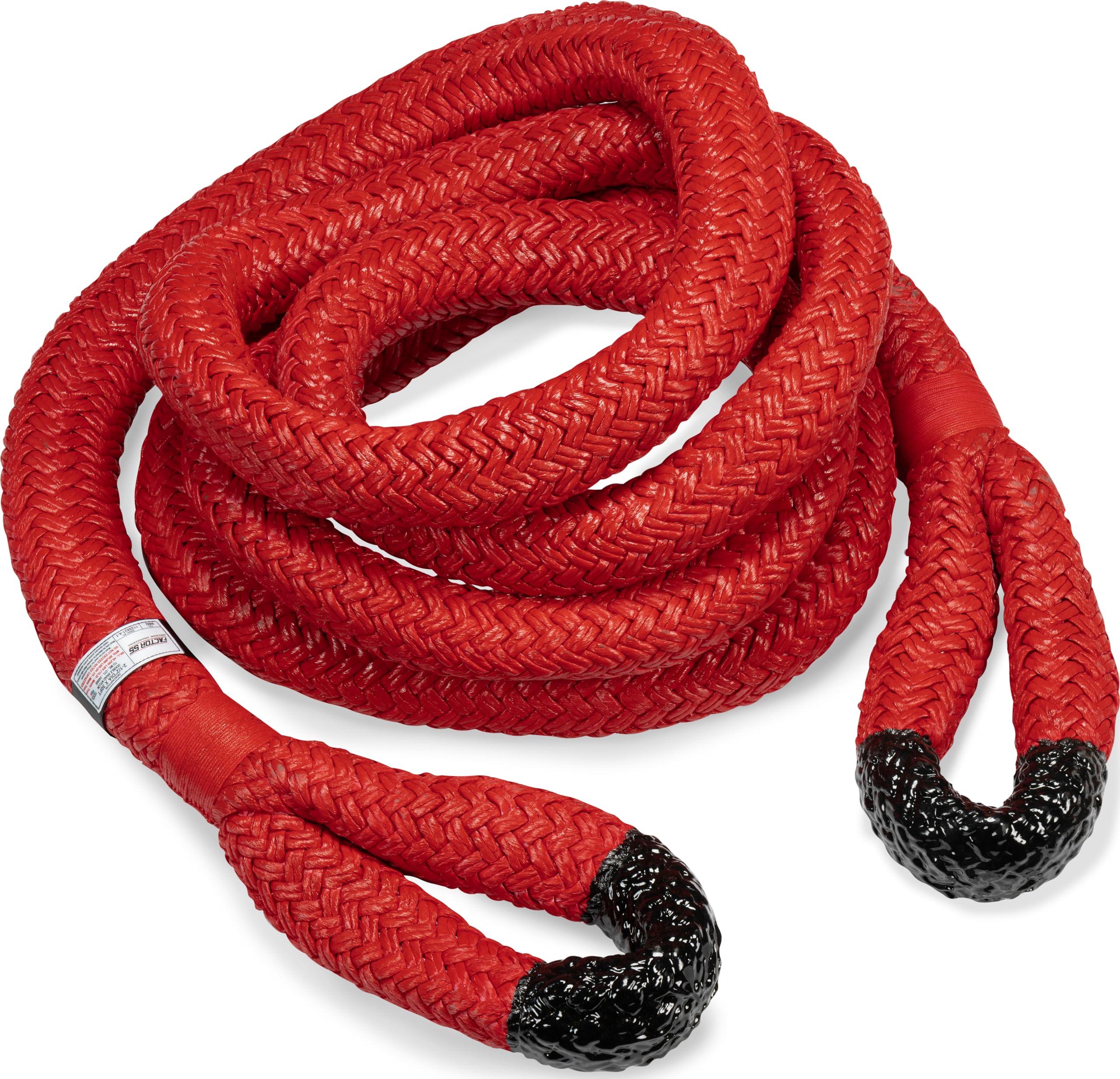 55 Factor Extreme Duty Kinetic Energy Recovery Rope, 2-1/2" Diameter x 30' Length