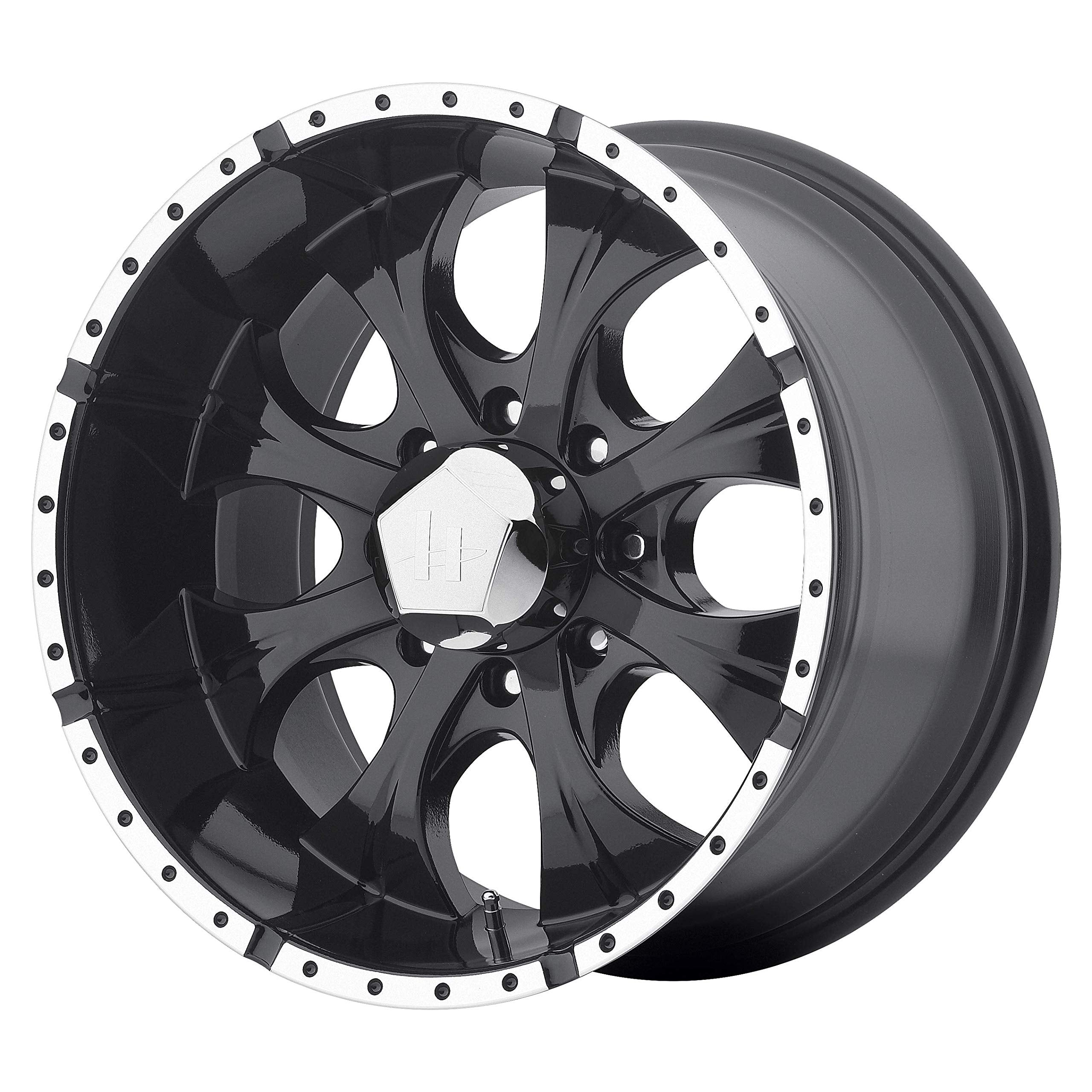 Helo HE791 8X6.5 17X9 G-BLK MACH -12MM - HE7917980312AA