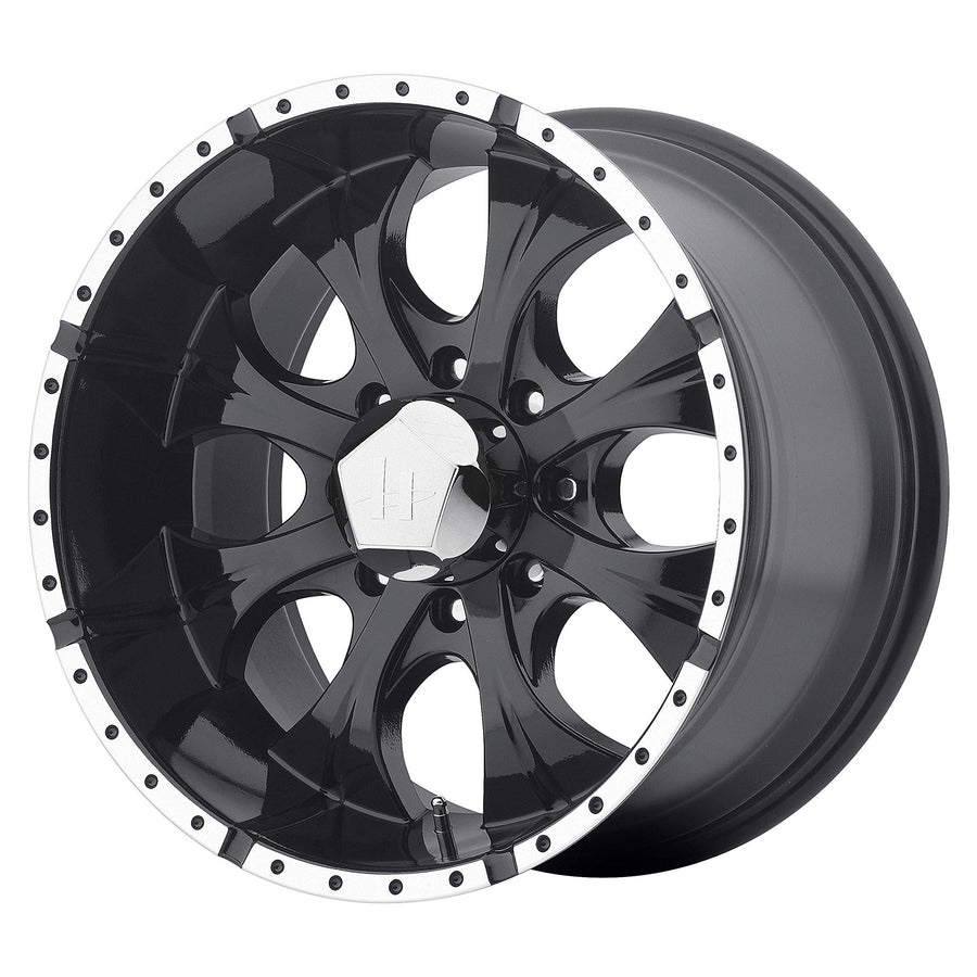 Helo HE791 8X6.5 17X9 G-BLK MACH -12MM - HE7917980312AA