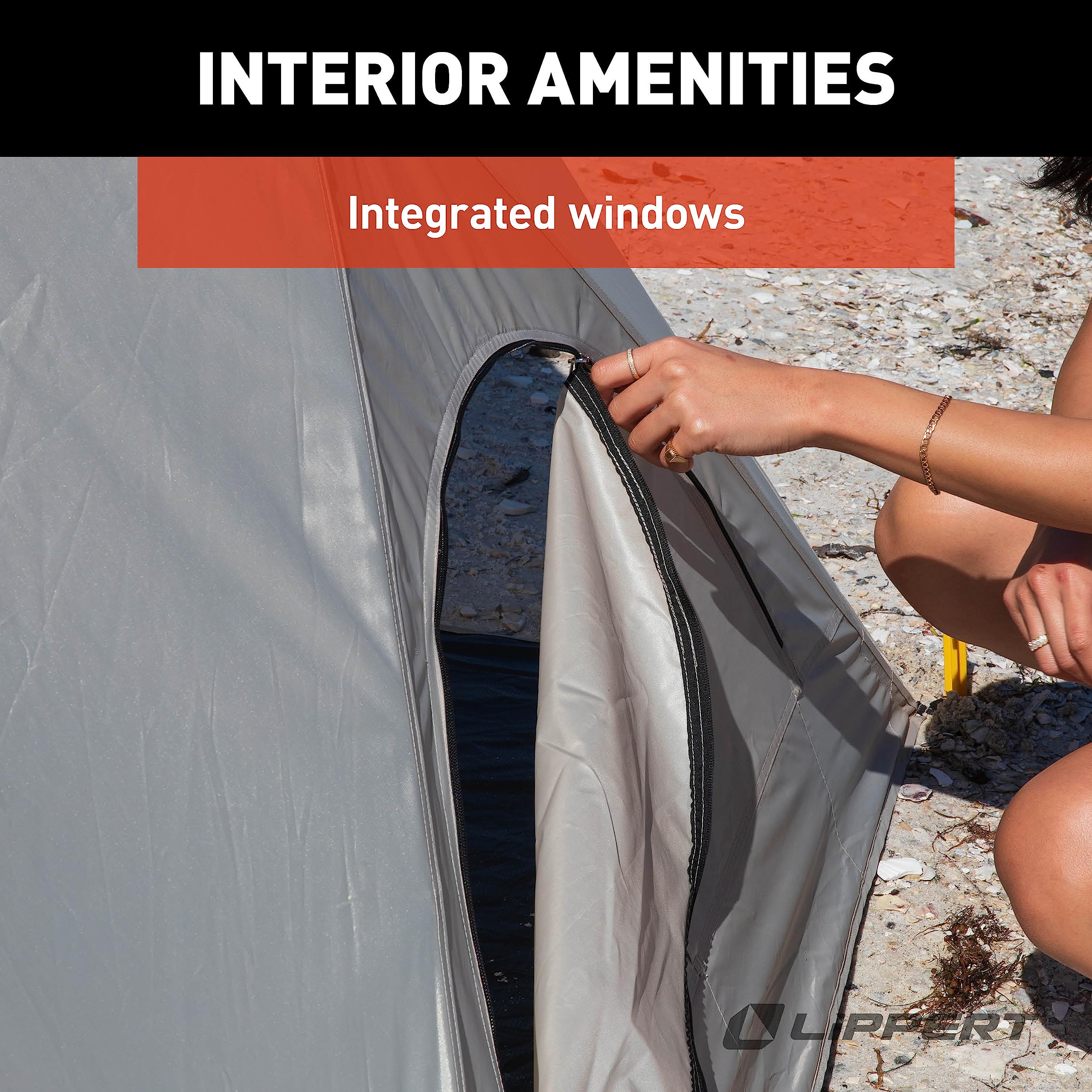 Popup Lippert Picnic Sun Shelter for Camping, Beach Trips and Outdoor Concerts - Tent