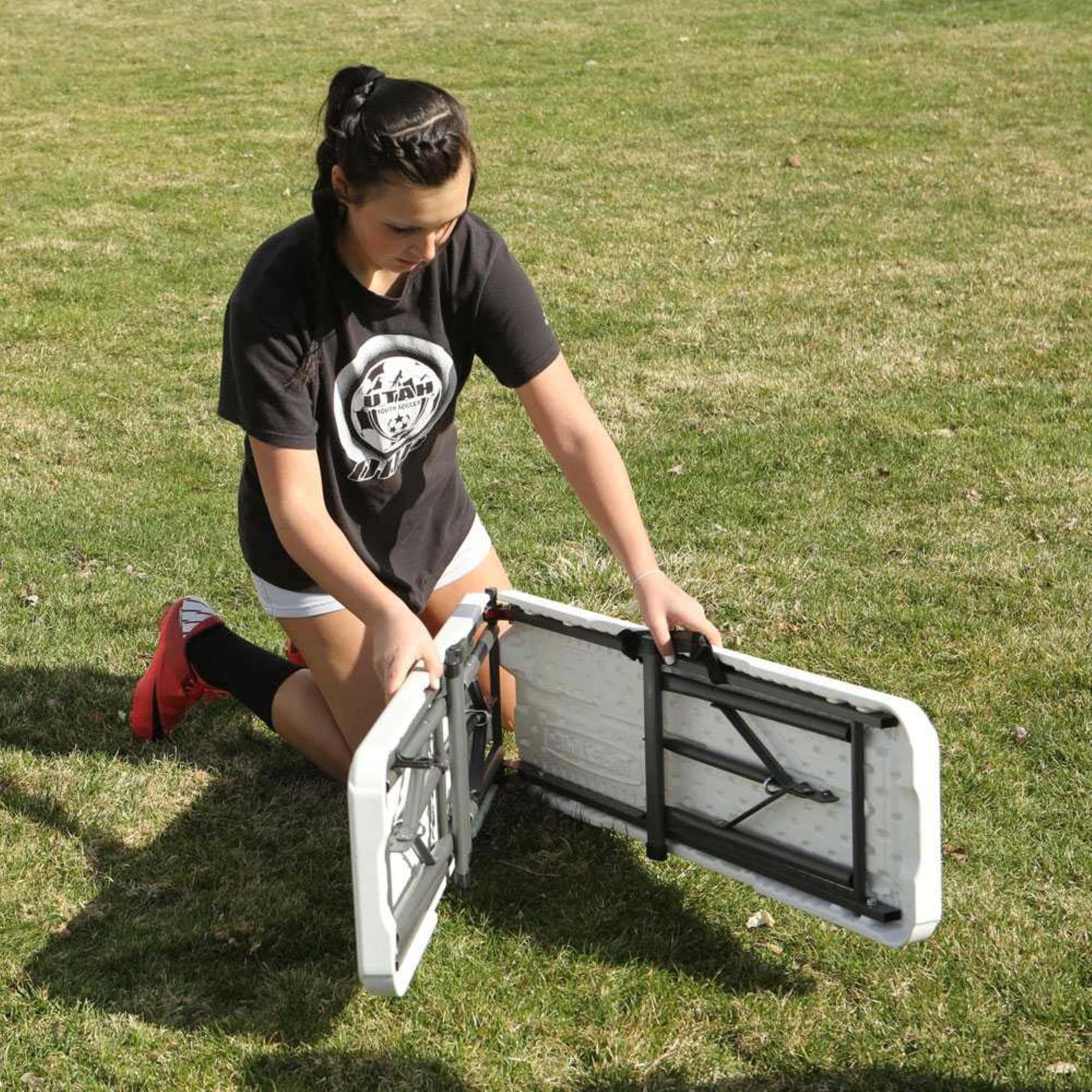 Portable Folding LIFETIME Bench, White 80305
