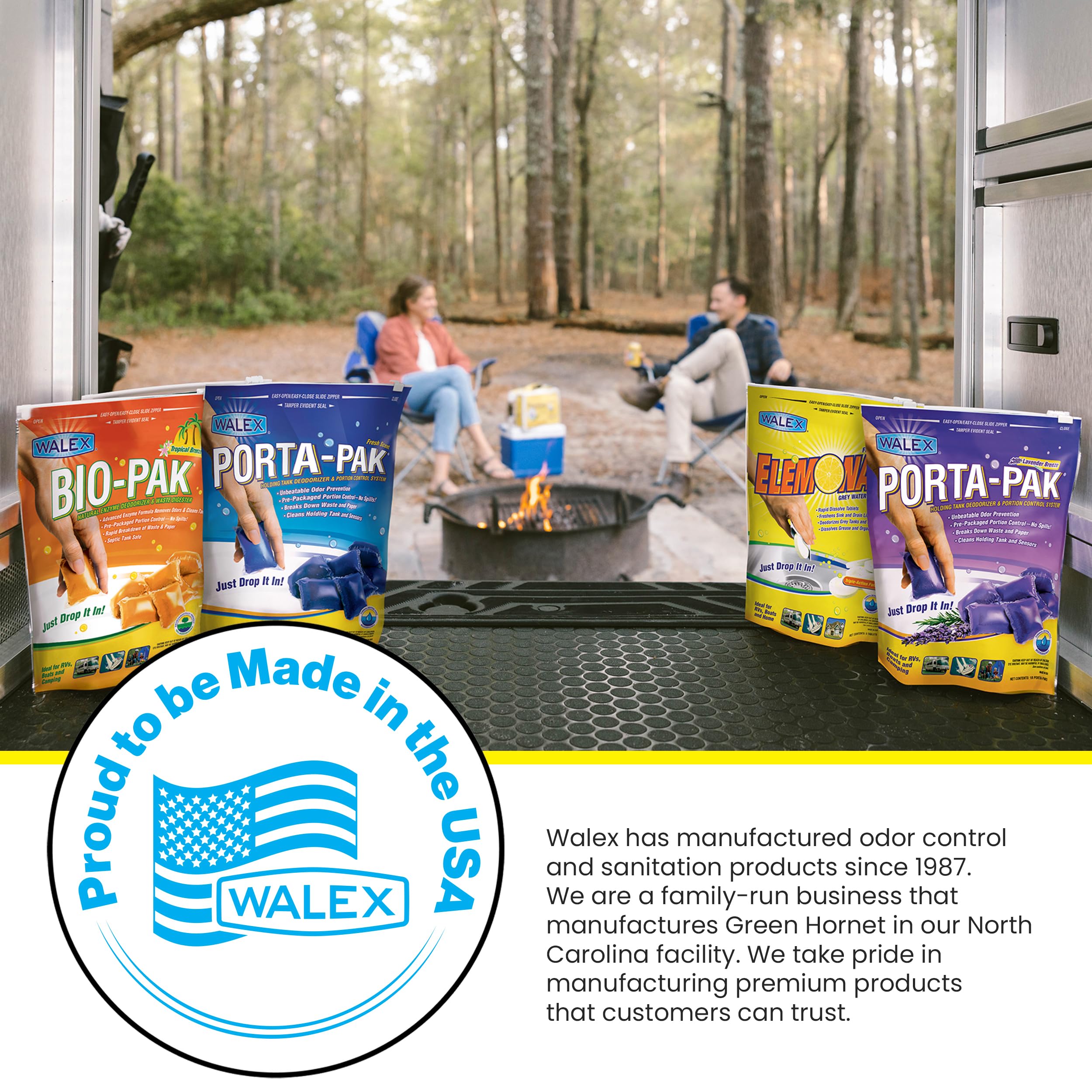 Heavy Duty Walex Green Hornet Degreaser Cleaner Multi-Purpose for Car, Home, RV Awning, Shower, Rubber Roof, Black Streak Remover, GH64OZ, 64 oz.