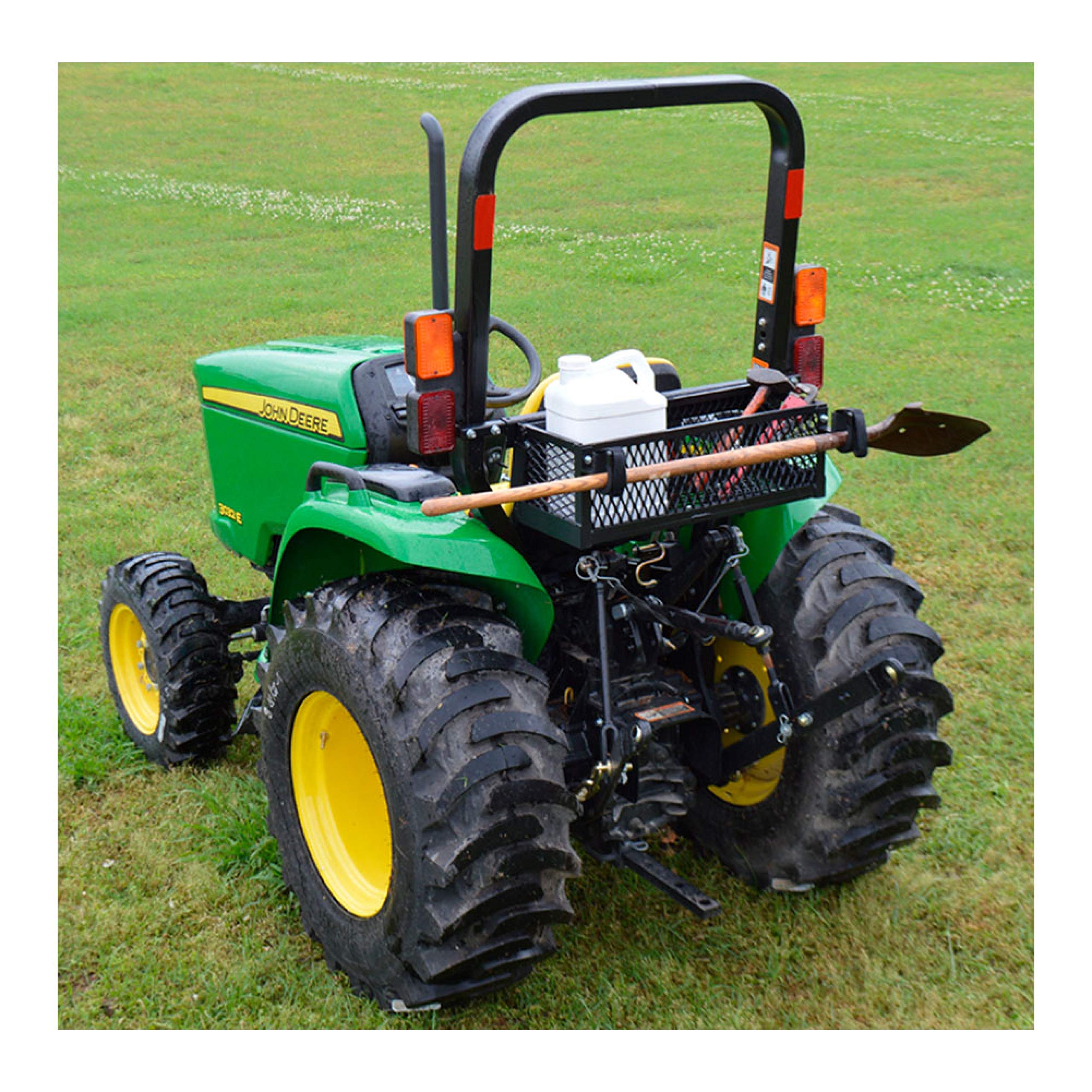 Implement Holders Kit Great Day - Intended for Tractor Tool Tray or UTV Multi-Fit Rear Utility Rack, TTIH402, Black