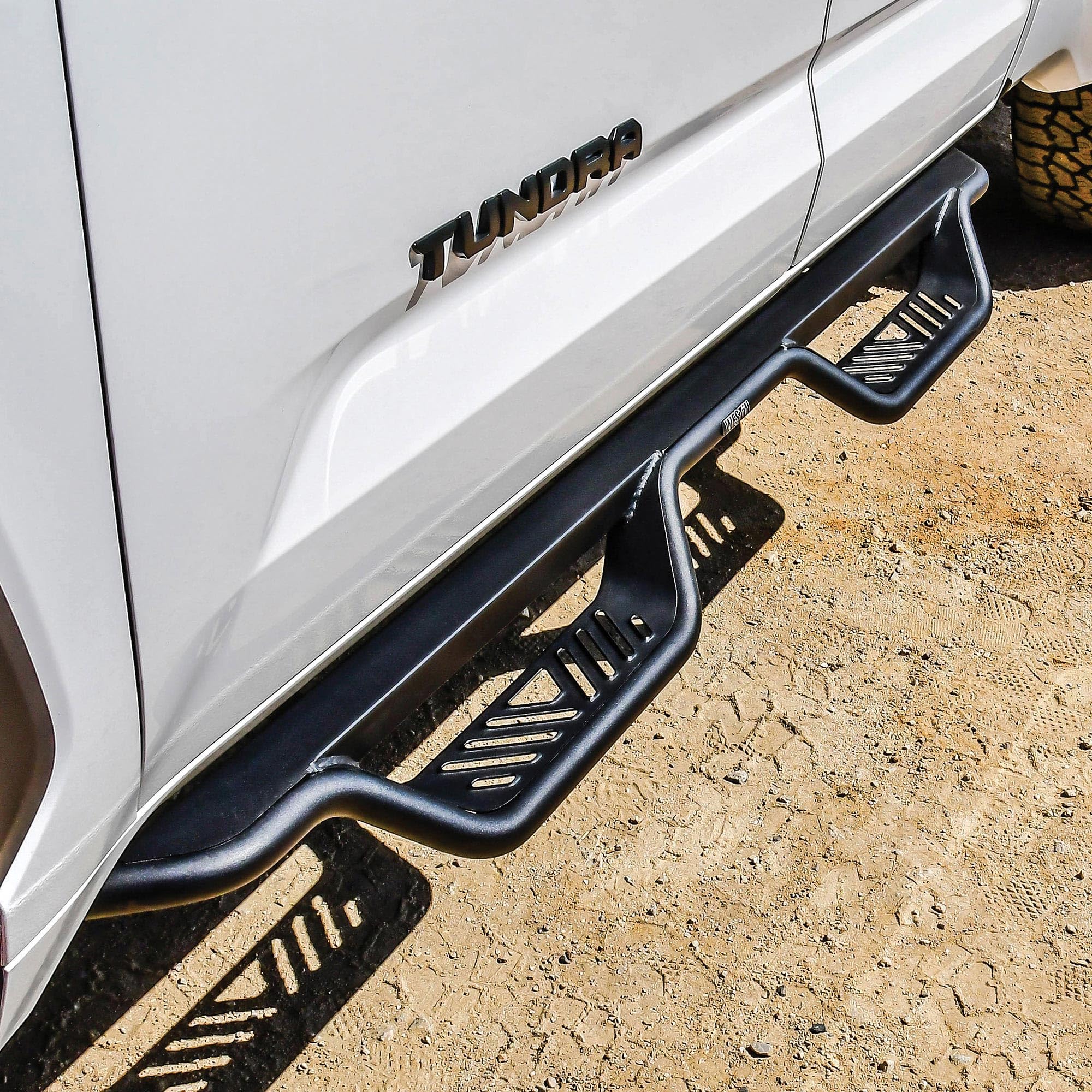 Westin 20-14225 Outlaw Black Drop Nerf Step Bars fits 2022 Tundra Double Cab 1 Pair