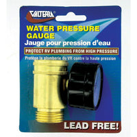 Water Pressure Gauge Valterra A01-0110VP, Brass