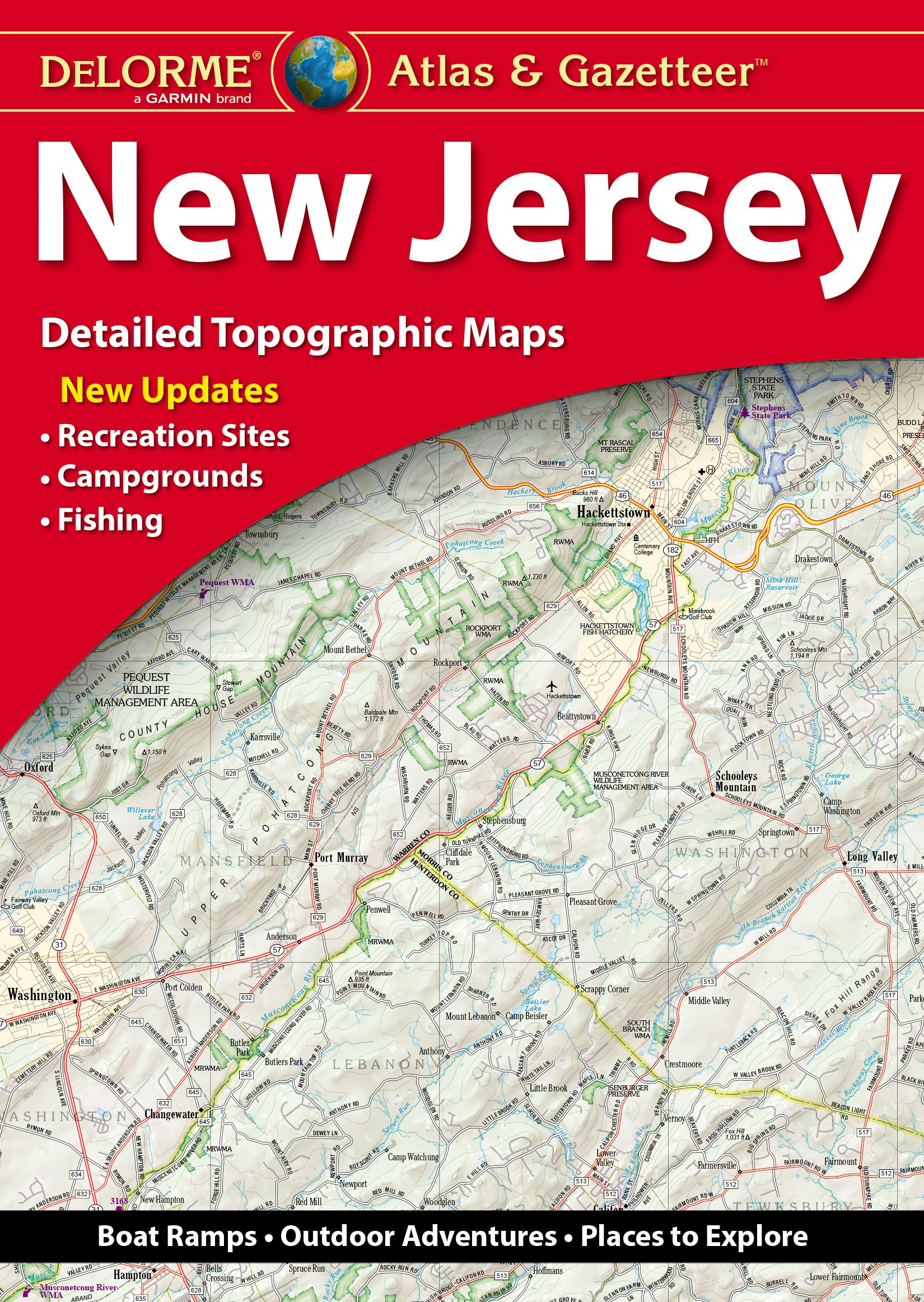 Atlas & Gazetteer Delorme New Jersey