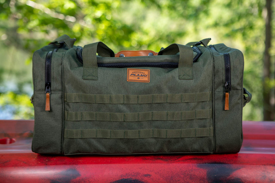 A-Series Plano Molding 2.0 Tackle Duffel, Forest Green, Includes 6 3600 StowAway Boxes, Soft Tackle Storage, Fishing Duffel Bag with MOLLE Attachments