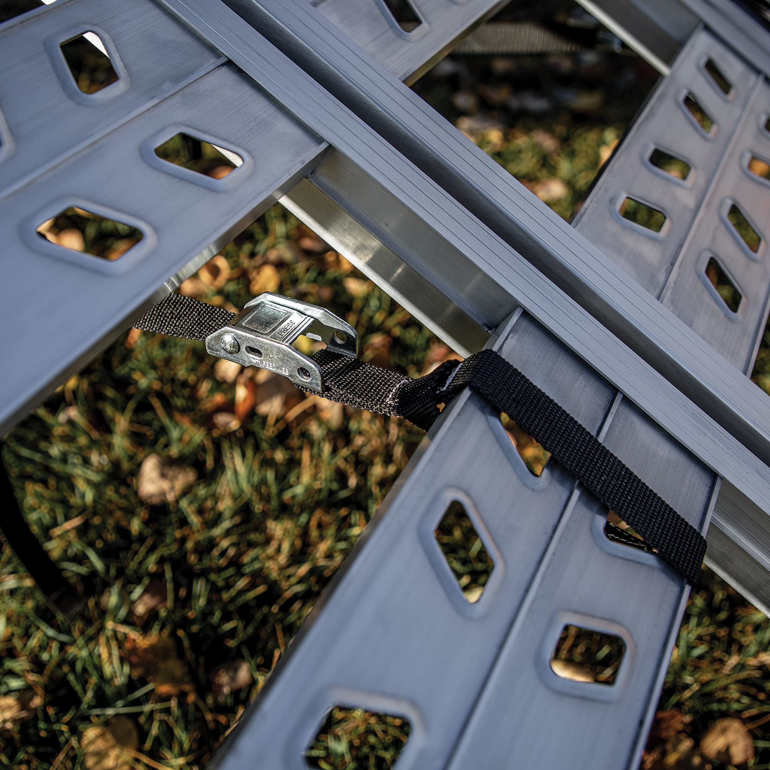 69” YUTRAX® Tri-Fold Ramp, High-Strength Extruded Aluminum, 2200 lb. Load Capacity, Spans Tailgate, Easy Loading, ATV/UTV Loading, YR300