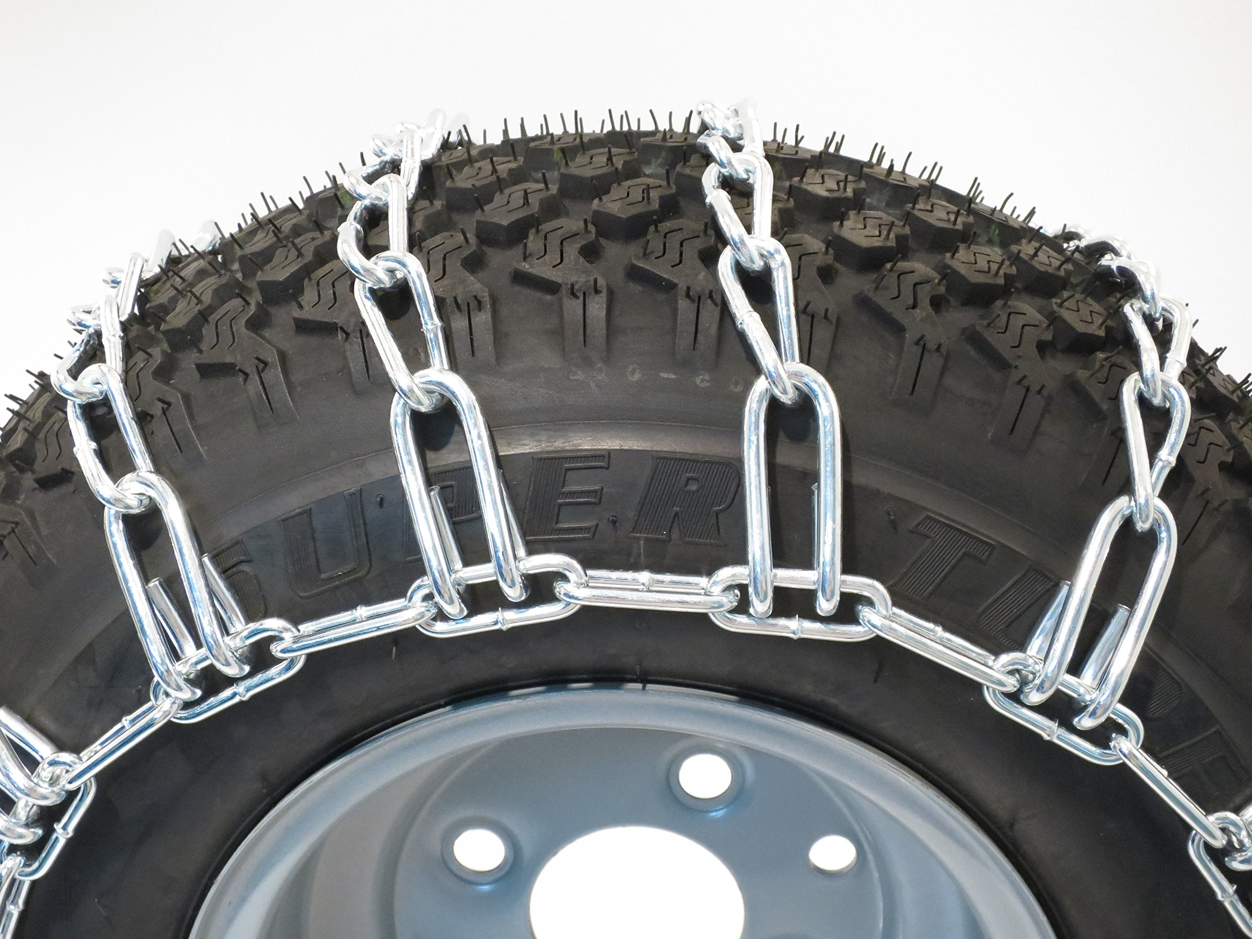 Oregon Lawn & Garden Tire Snow Chains 2-Link Spacing Size 16X650-8 & 15X600-6 Tires