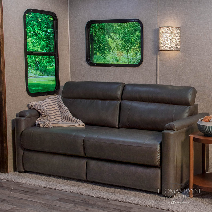 72" Thomas Payne Millbrae RV Tri-Fold Sofa with PolyHyde Fabric, Couch-to-Bed Conversion, Removeable Back, Easy Installation for Travel Trailers, 5th Wheels and Motorhomes - 2020128894