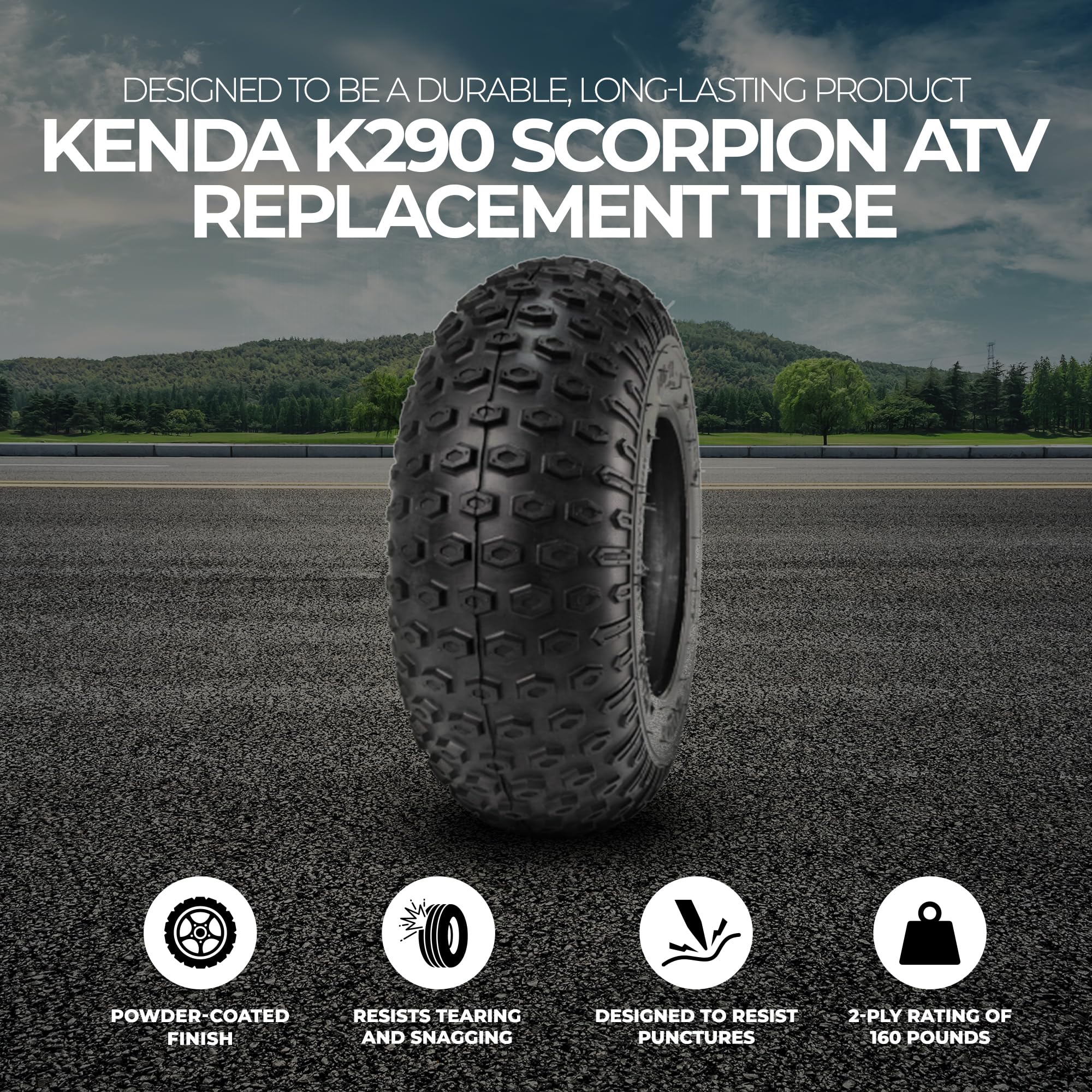 Kenda ATV Tire Scorpion K290 - 14.5X7-6