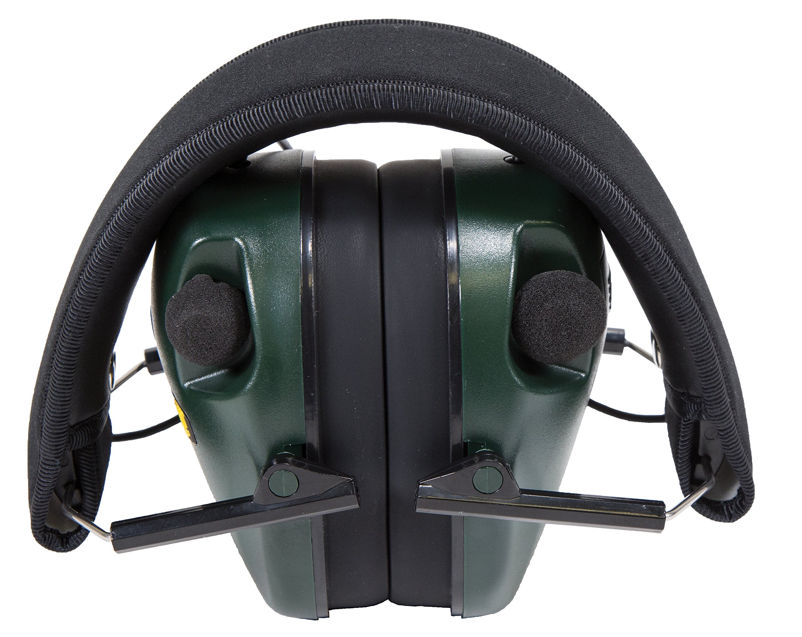 Caldwell E-MAX - Green ADULT - Low Profile Electronic 23 NRR Hearing Protection with Sound Amplification - Adjustable Earmuffs for Shooting, Hunting and Range