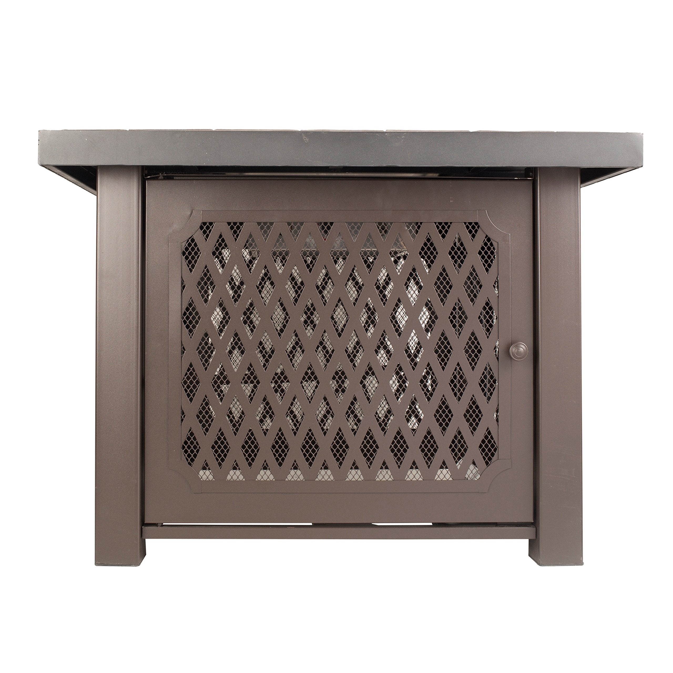 Walden Gas Fire Pit Table Pleasant Hearth OFG828T Propane