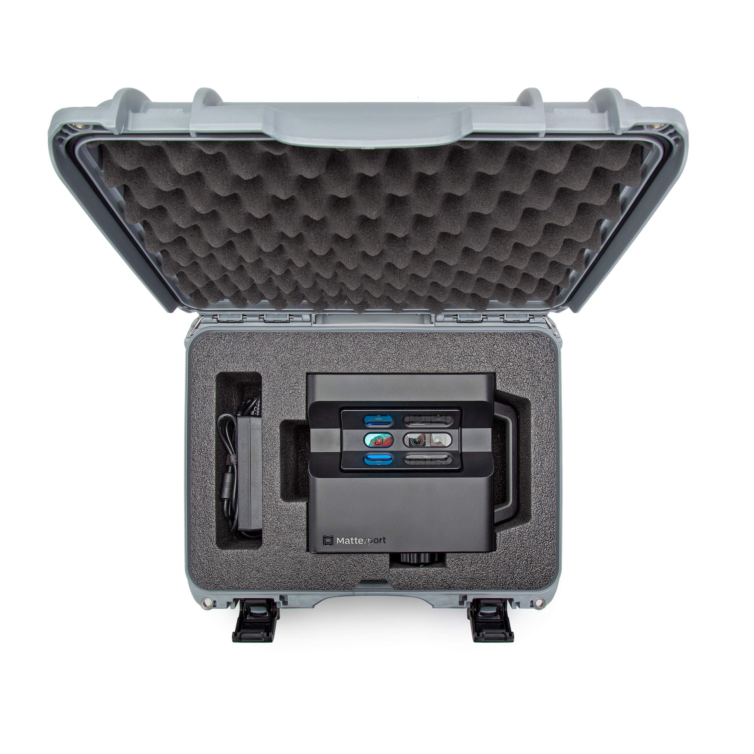 Waterproof Hard Case Nanuk 925 with Custom Foam Insert for Matterport Camera - Silver (925-EMATT5)