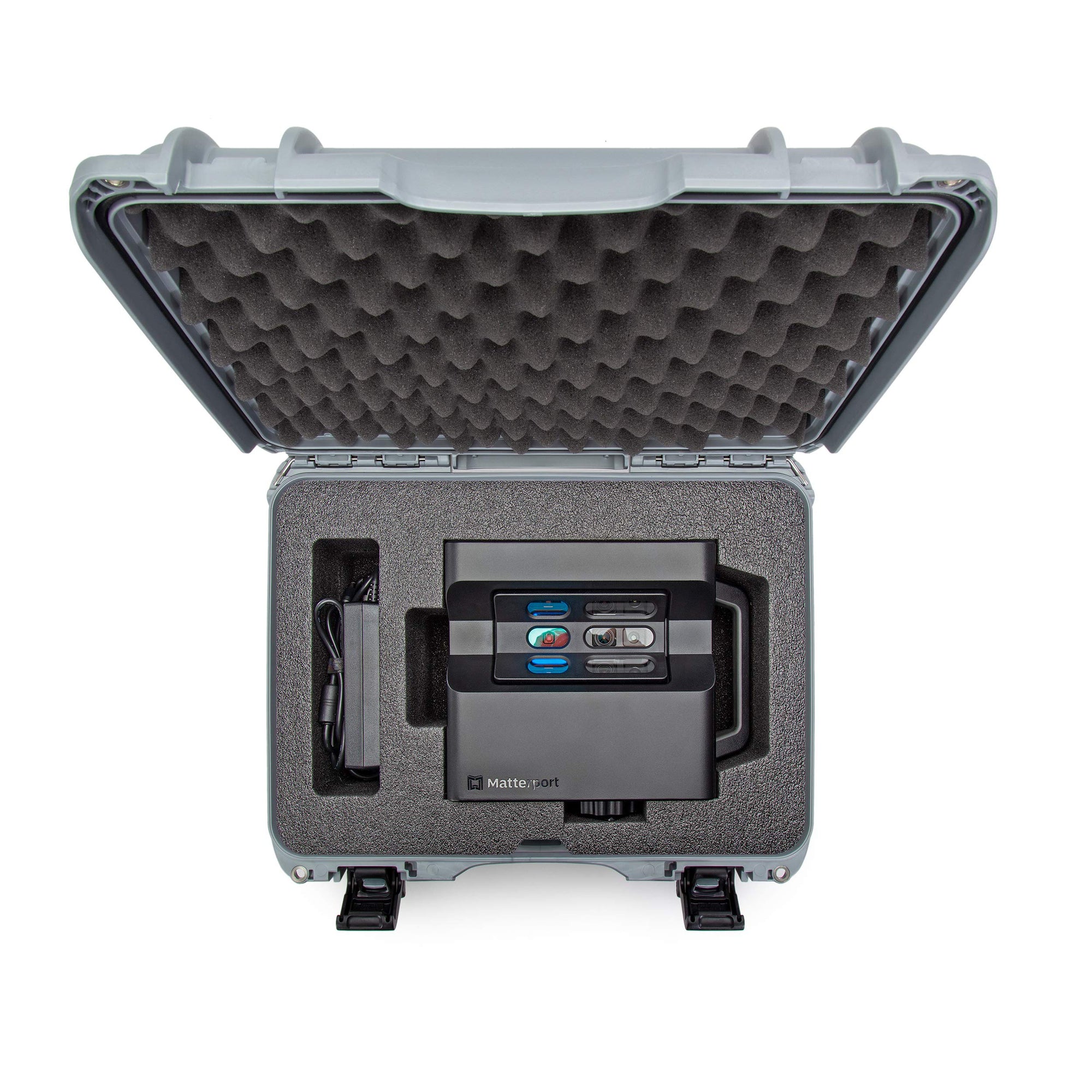 Waterproof Hard Case Nanuk 925 with Custom Foam Insert for Matterport Camera - Silver (925-EMATT5)