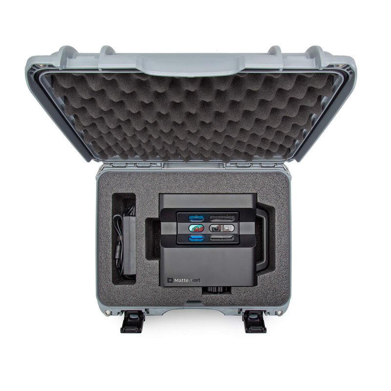 Waterproof Hard Case Nanuk 925 with Custom Foam Insert for Matterport Camera - Silver (925-EMATT5)