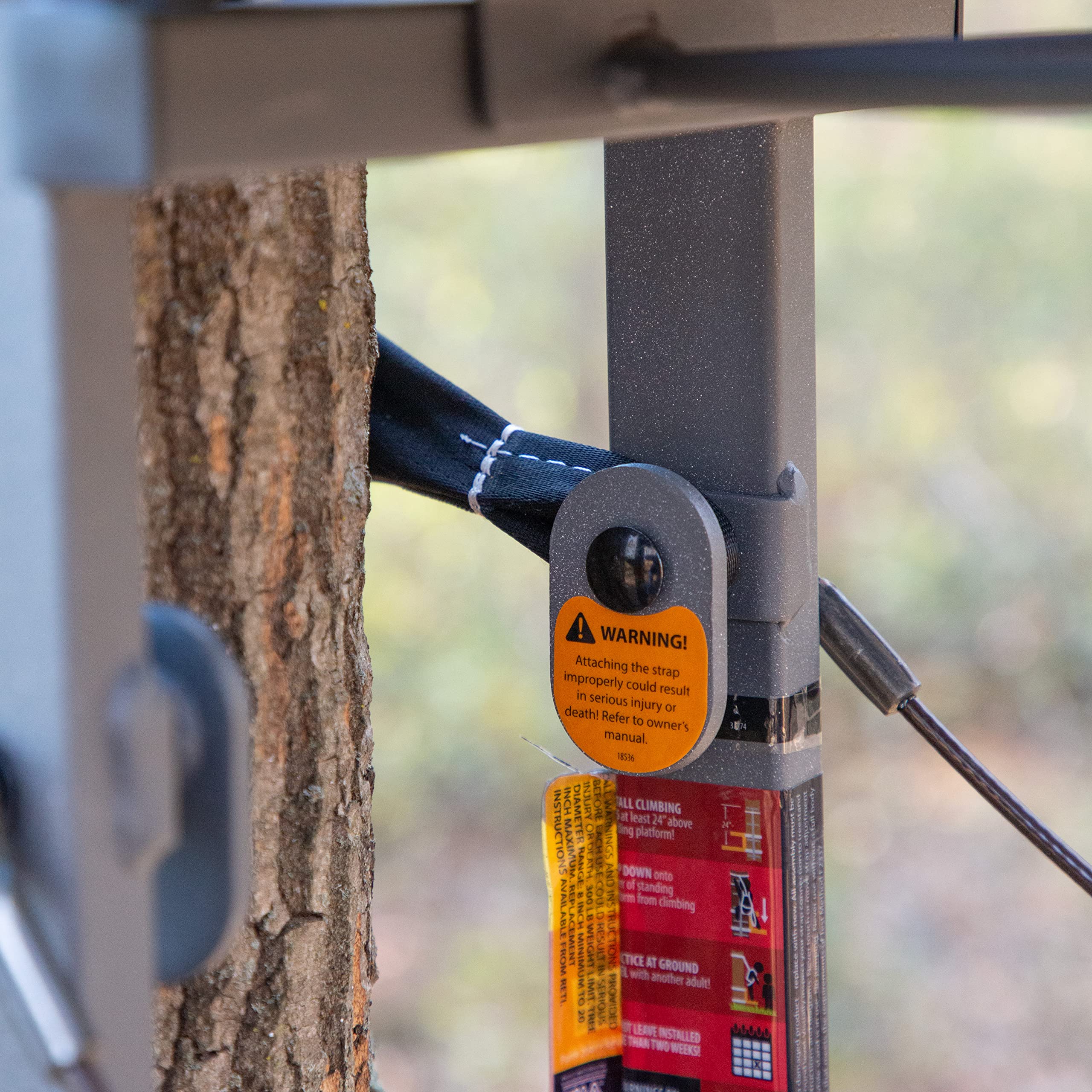 Big Foot™ Noiseless Strap, Rivers Edge® Fits Hang-On Treestands, Replace Weathered Straps, Noiseless Attachment, RE783