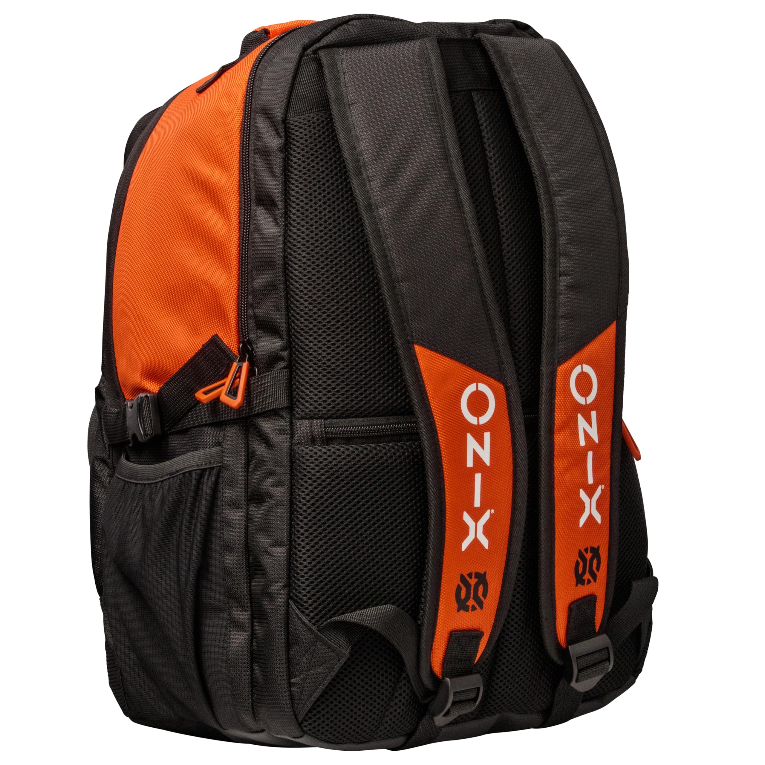 ONIX Pro Team Pickleball Durable Polyester Padded Paddle Compartment Easy to Carry Backpack — Orange/Black