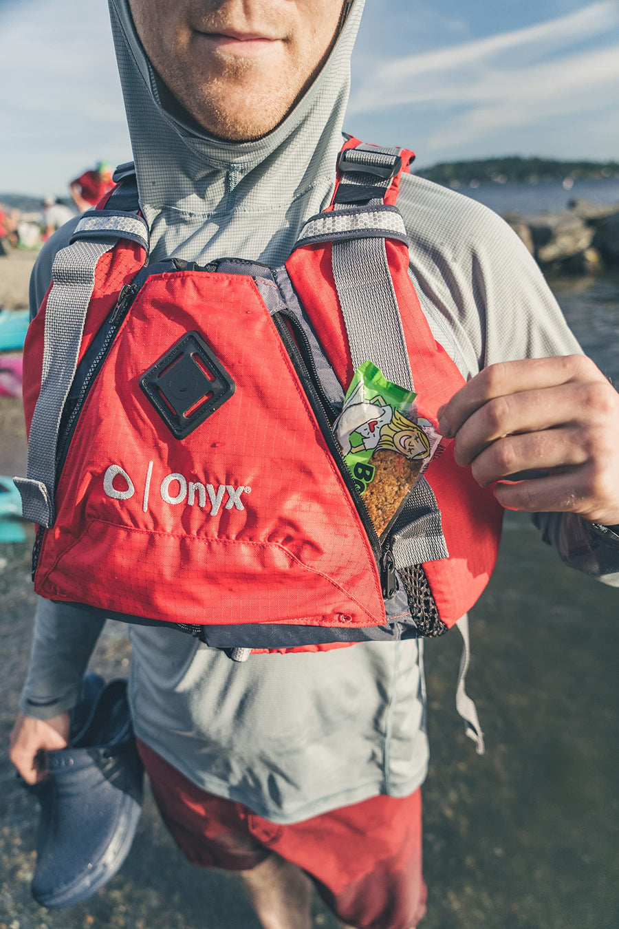 MoveVent Onyx Torsion USCG Approved Paddle Sports Life Jacket, Red, X-Large/XX-Large