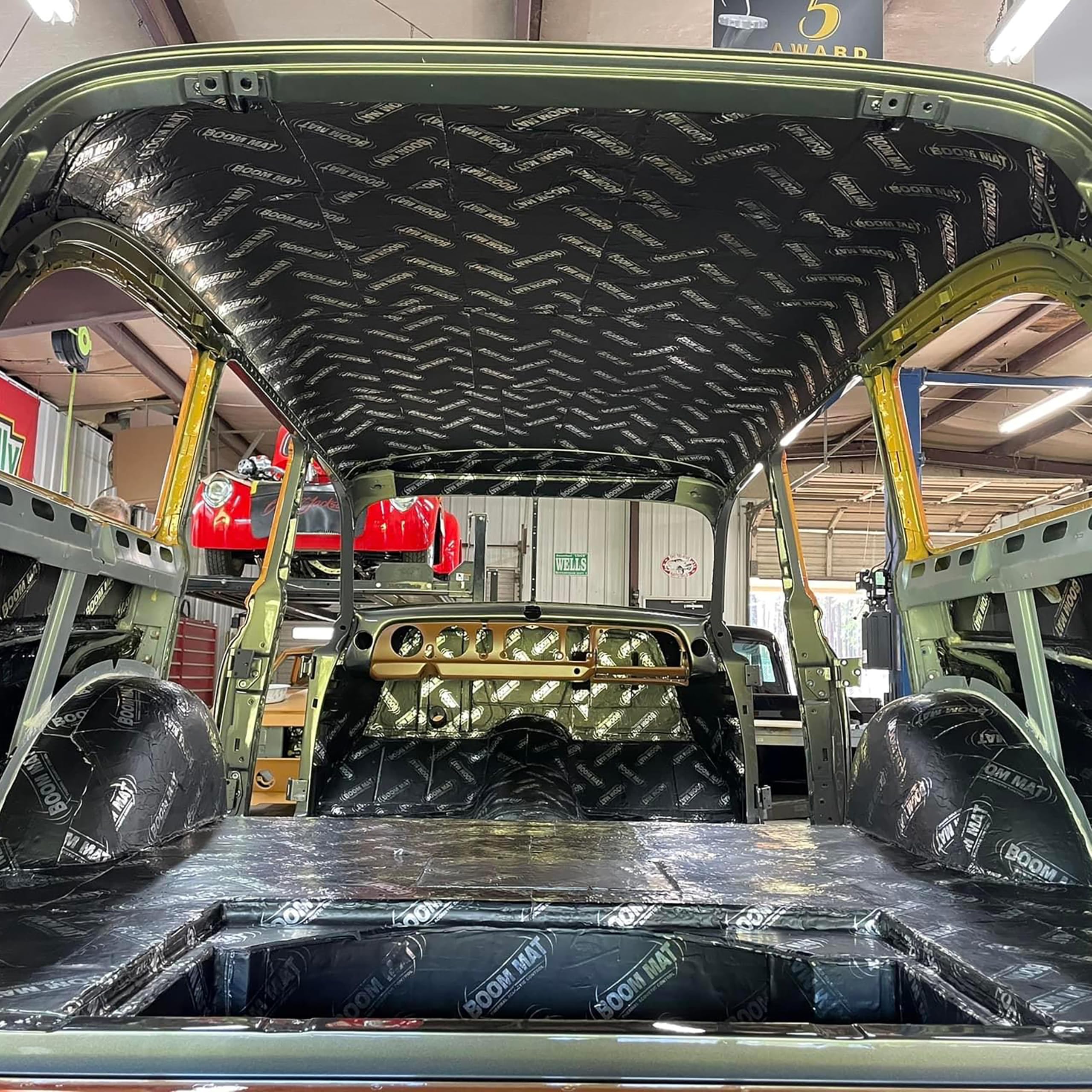 Boom Mat XL Design Engineering 4mm Sound Deadening / Damping Material | 12.5" x 24" (10 Sheets) | 050223
