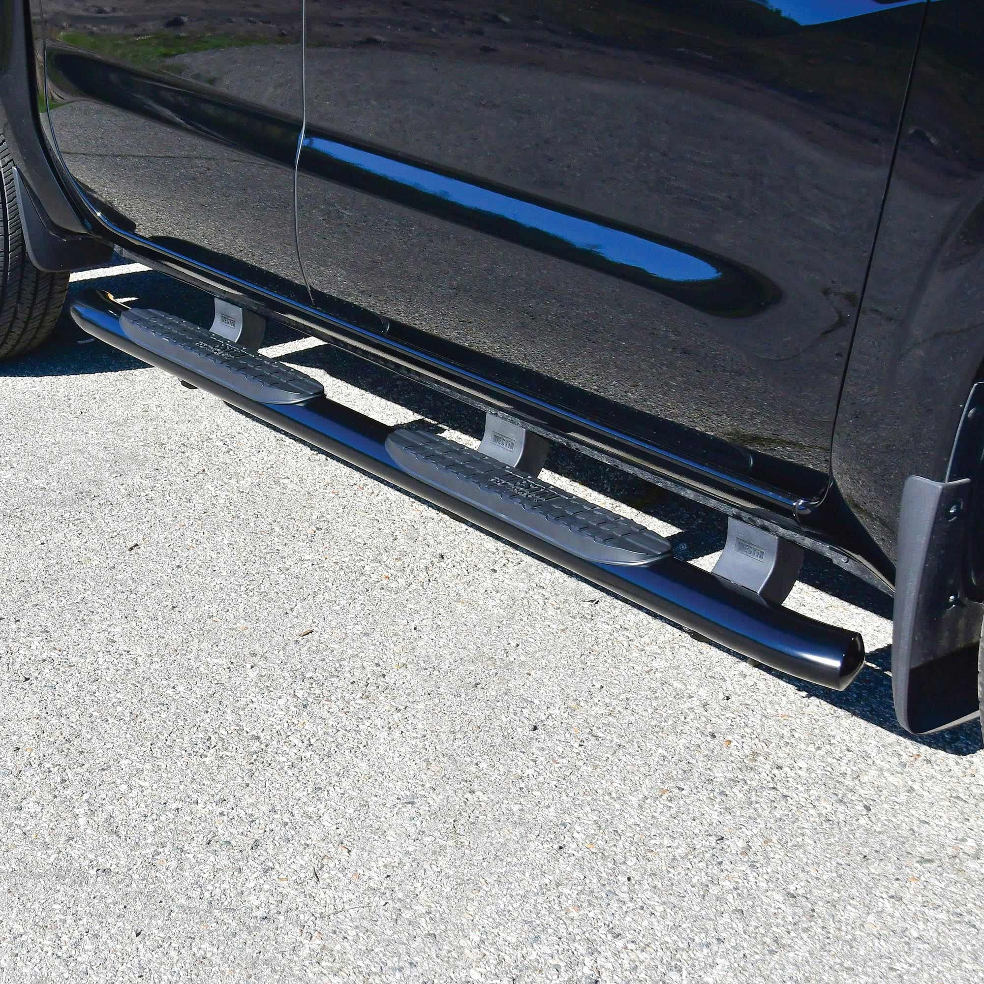 Pro Traxx 4 Oval Nerf Step Bars Westin fits 2022-2023 Frontier Crew Cab Black 1 Pair