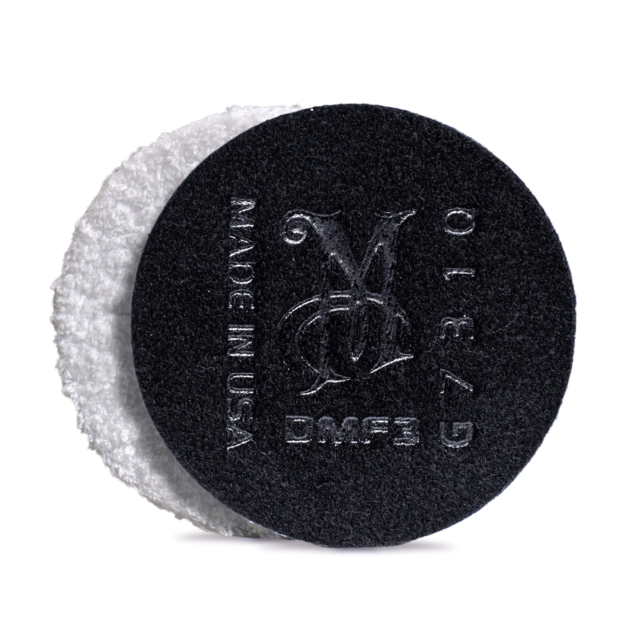 Meguiar's 3" DMF3 Microfiber Finishing Disc - Premium Polishing Pad for Light Swirl Removal and Applying Wax Protection - Dual Action Polisher Pad for Professional Results, 2 Pack