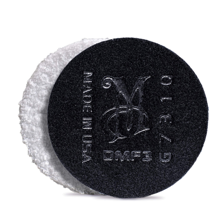Meguiar's 3" DMF3 Microfiber Finishing Disc - Premium Polishing Pad for Light Swirl Removal and Applying Wax Protection - Dual Action Polisher Pad for Professional Results, 2 Pack