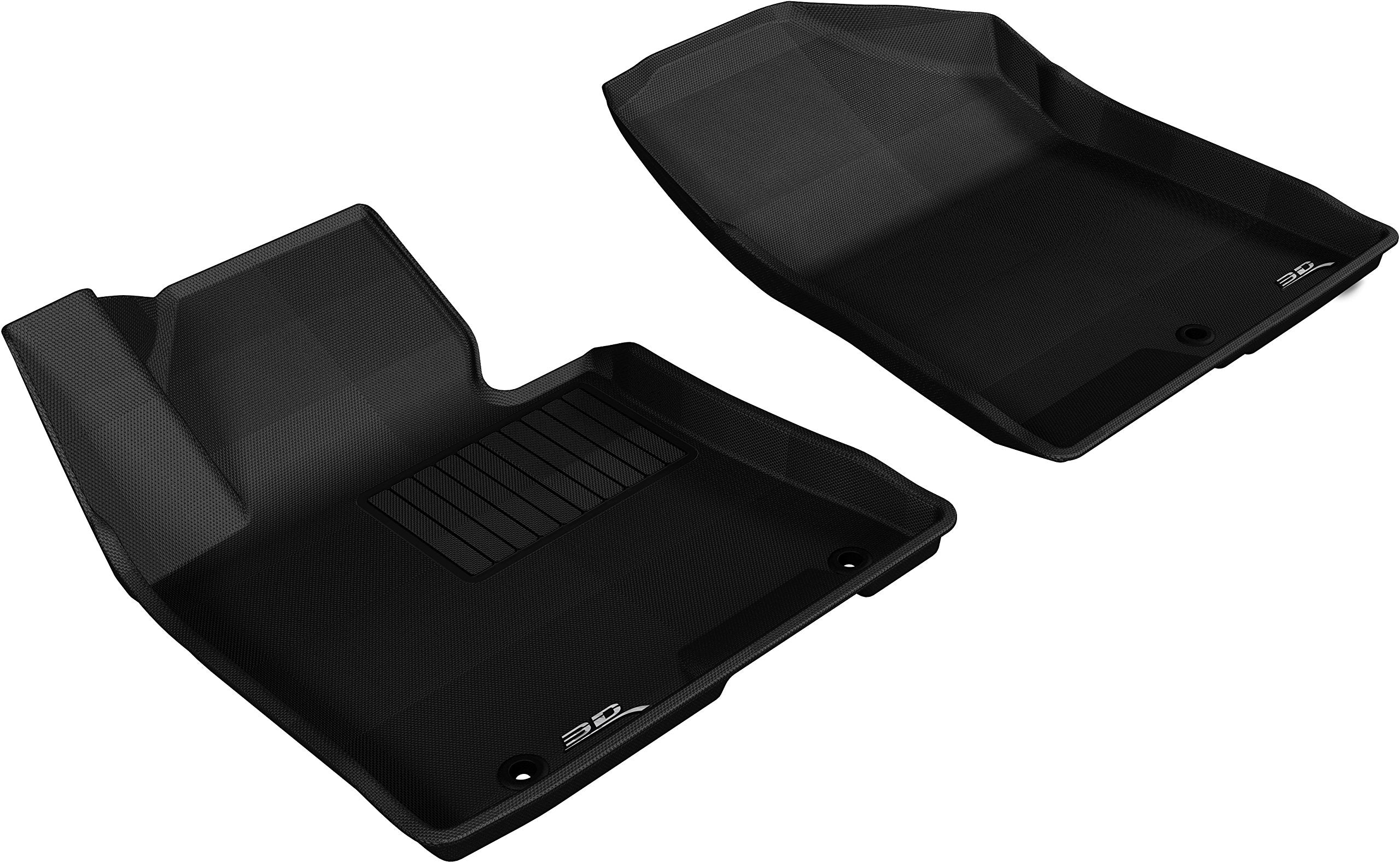 Front Row 3D MAXpider Custom Fit All-Weather Floor Mat for Select Hyundai Elantra GT Models - Kagu Rubber (Black)