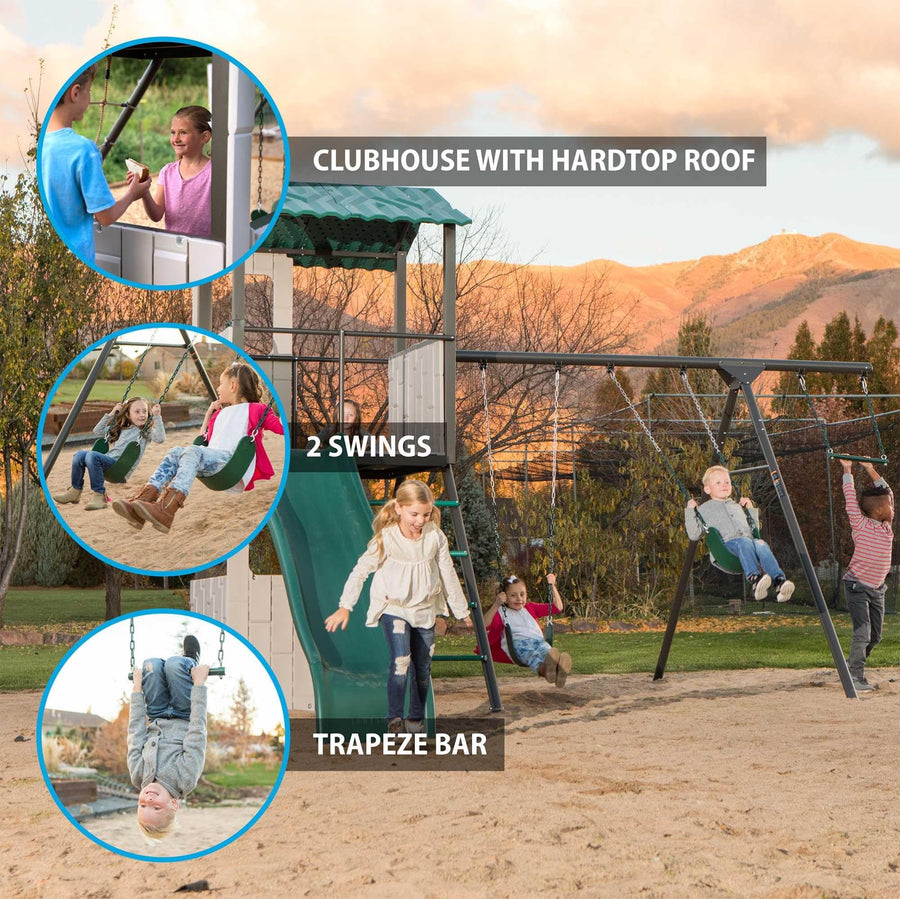 Adventure Clubhouse Lifetime Swing Set Playset