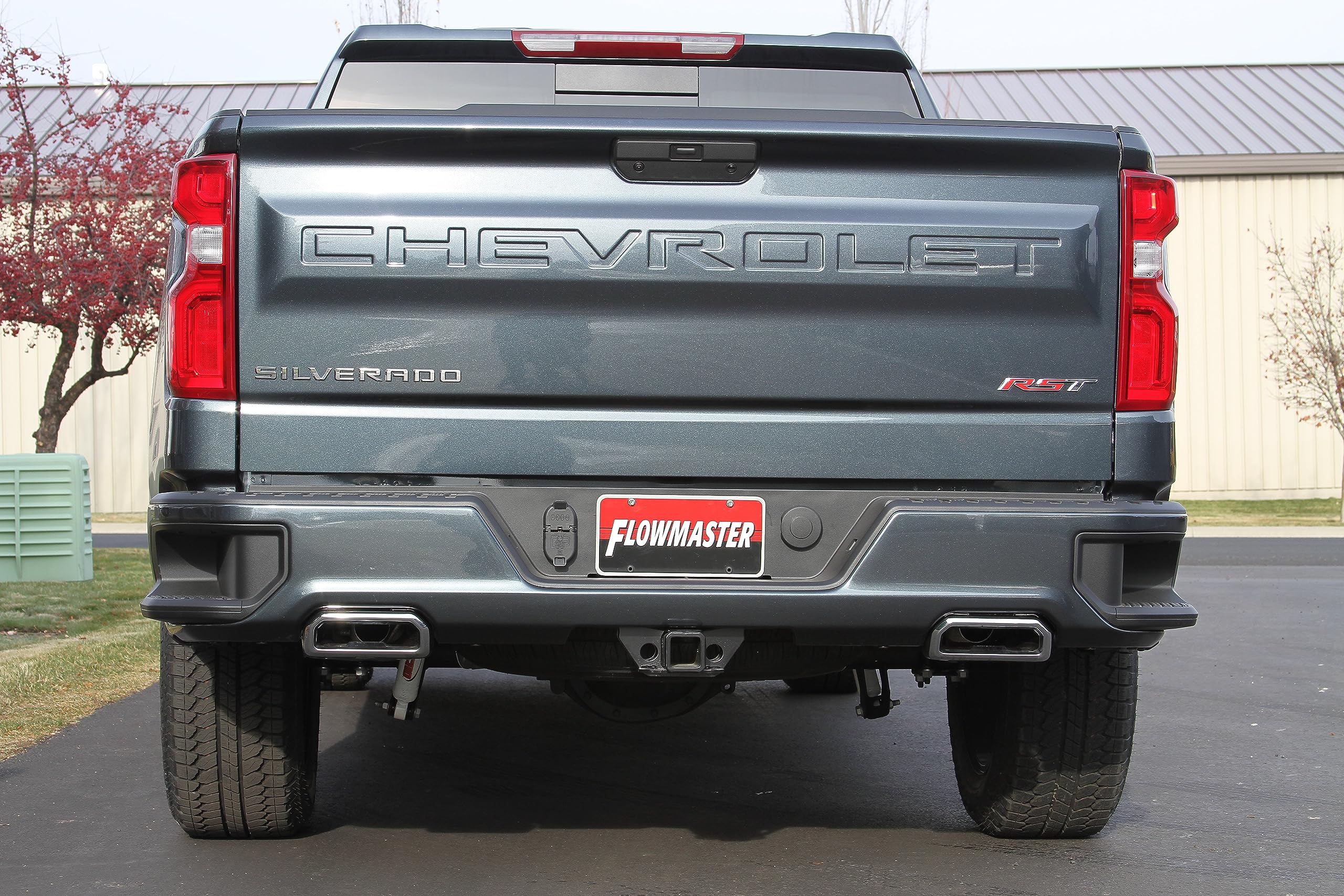Flowmaster FlowFX 717894 Cat-Back Exhaust Kit 3 Inch to 2.5 Inch 409 Stainless Steel Compatible with 2019-2024 New Body Chevy Silverado GMC Sierra 1500 Crew Cab/Double Cab 5.3L Dual Exhaust