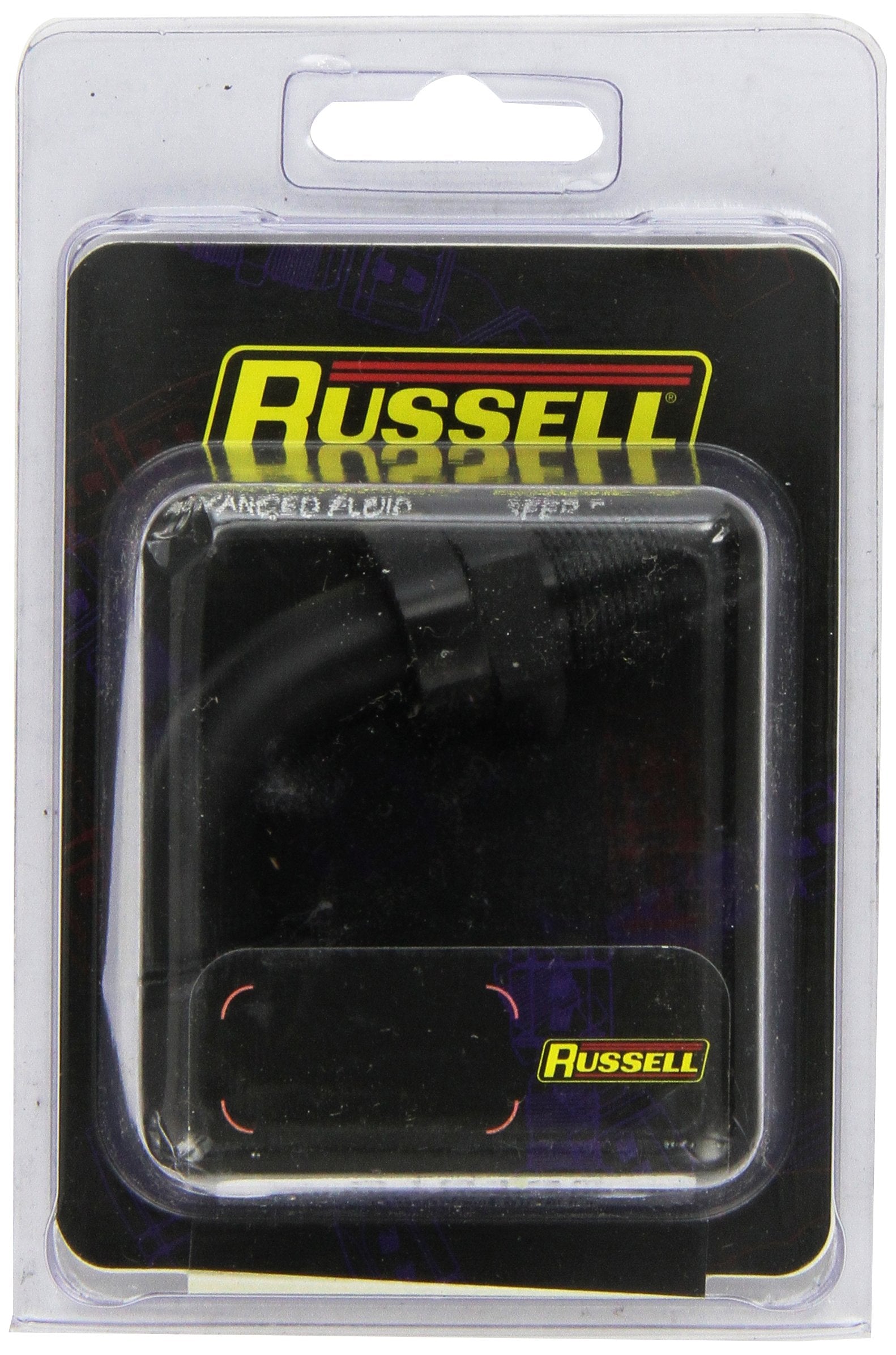 Hose End Russell 610185 90 Degree 10An Blk