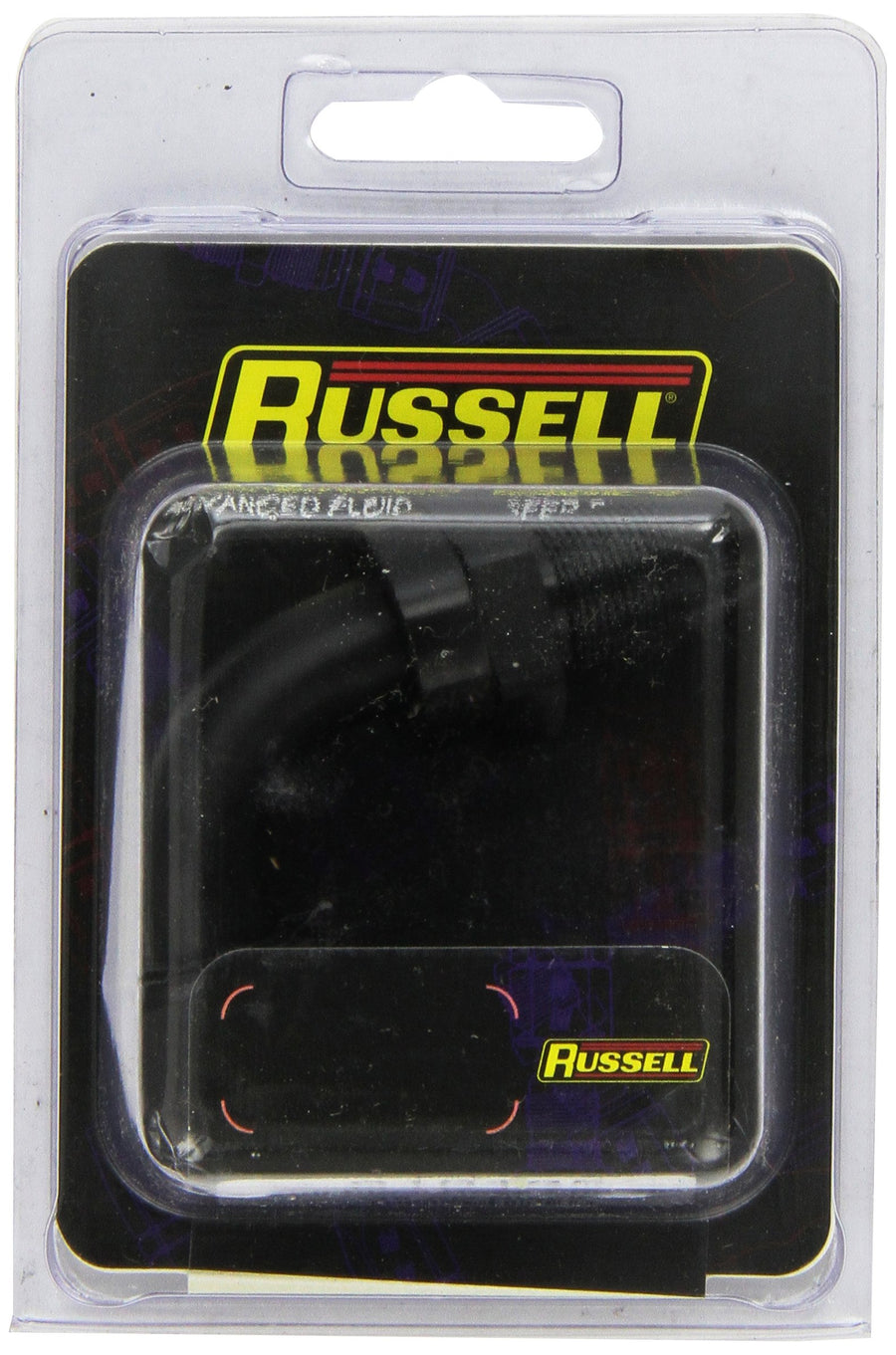 Hose End Russell 610185 90 Degree 10An Blk