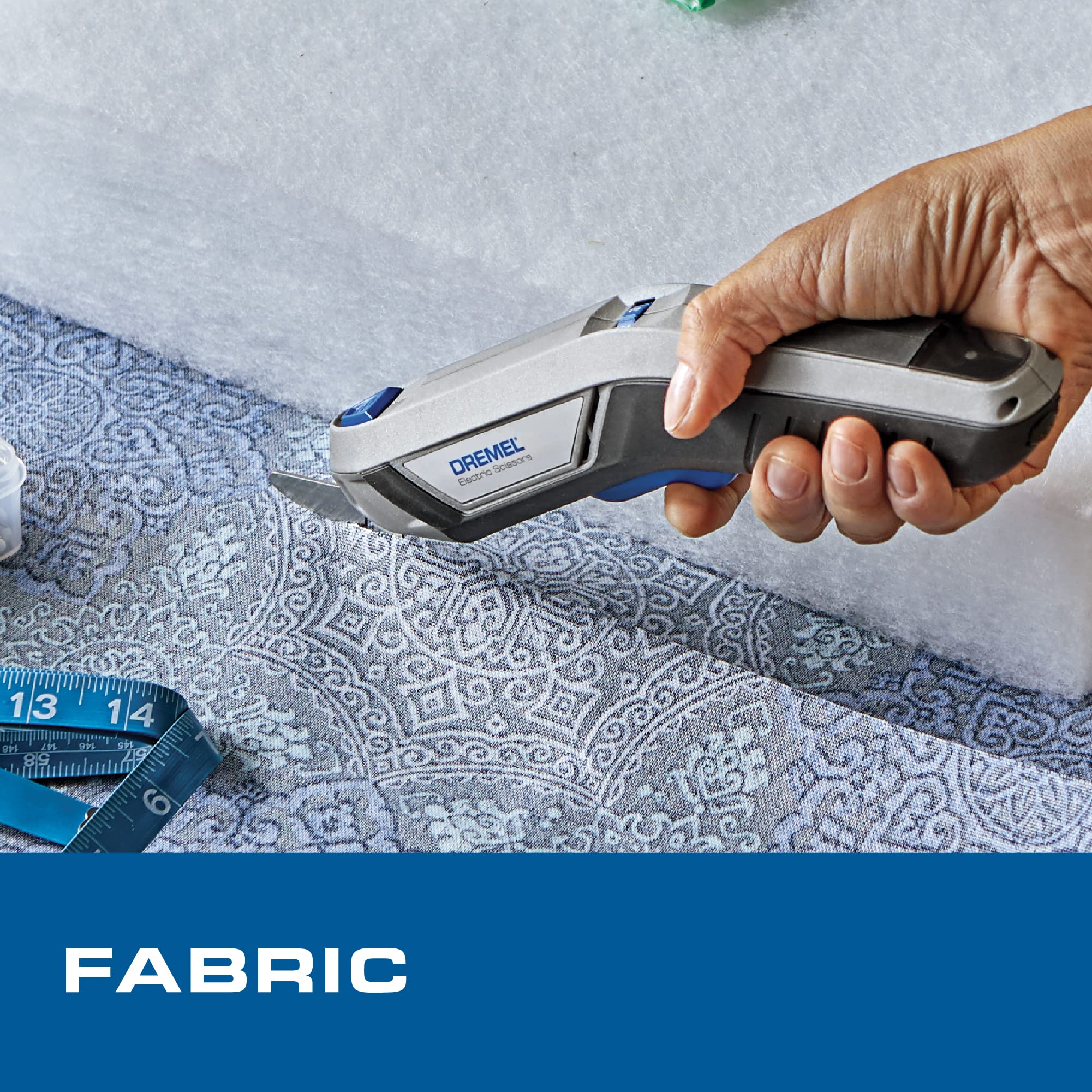 Dremel Cordless 4V Electric Scissors with USB Rechargeable Battery and Two Blade Attachments - Ideal for Cutting Cardboard, Fabric, and Paper, HSSC-01