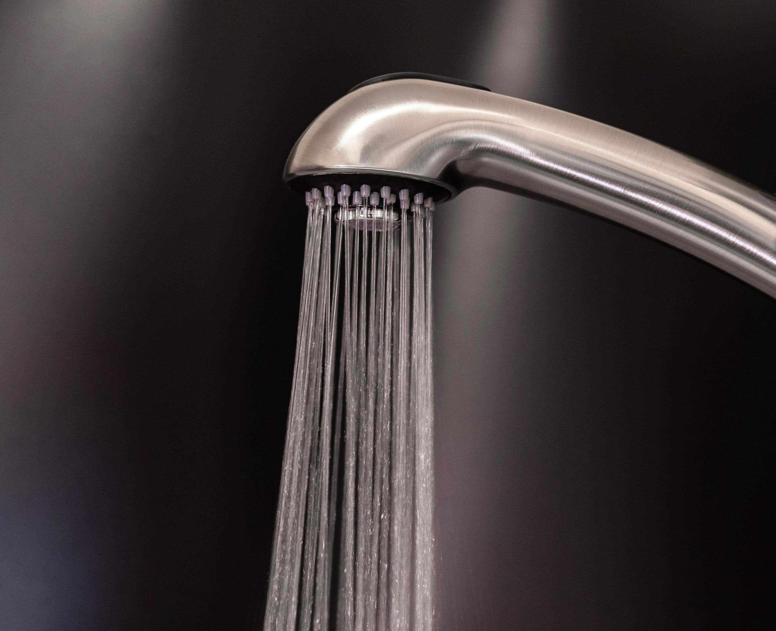 Dura Faucet Designer RV Kitchen Faucet Pull-Out Sprayer Replacement Faucets Only (Brushed Satin Nickel)