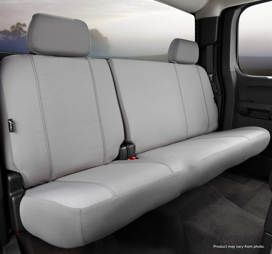 Custom Fit Fia SP82-23 GRAY Rear Seat Cover Split Backrest 60/40 - Poly-Cotton, (Gray)
