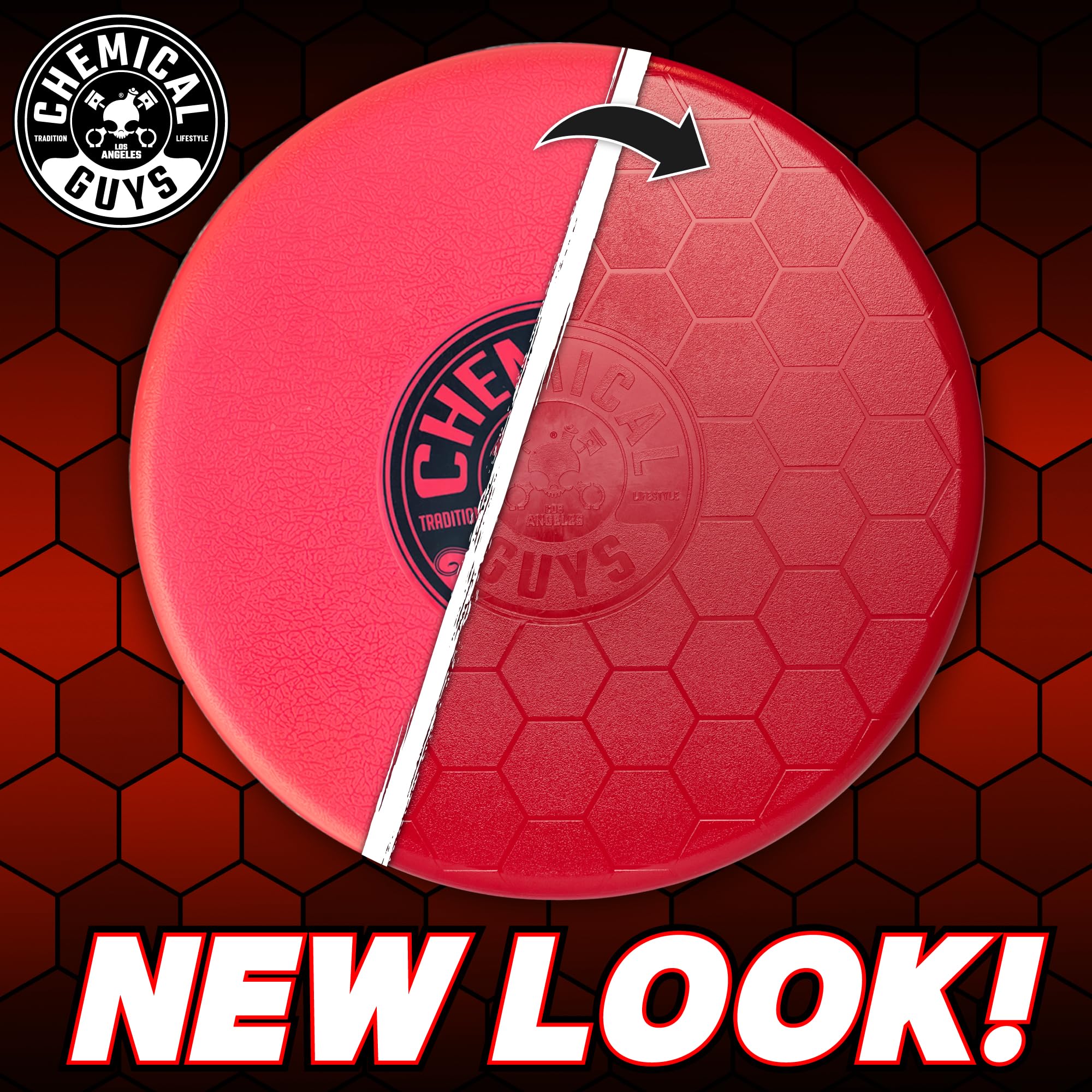 Chemical Guys Car Wash Bucket Lid IAI518, Red (Can Be Used as Seat, Storage, Etc) - Fits Chemical Guys Bucket & Other Standard Buckets; Bucket Not Included