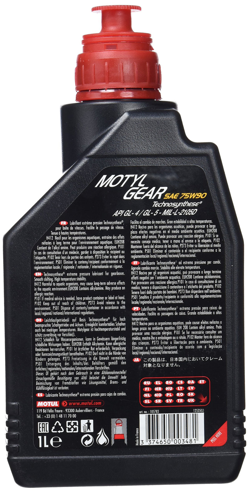 1 L Motul 100093-12PK Motor Oil