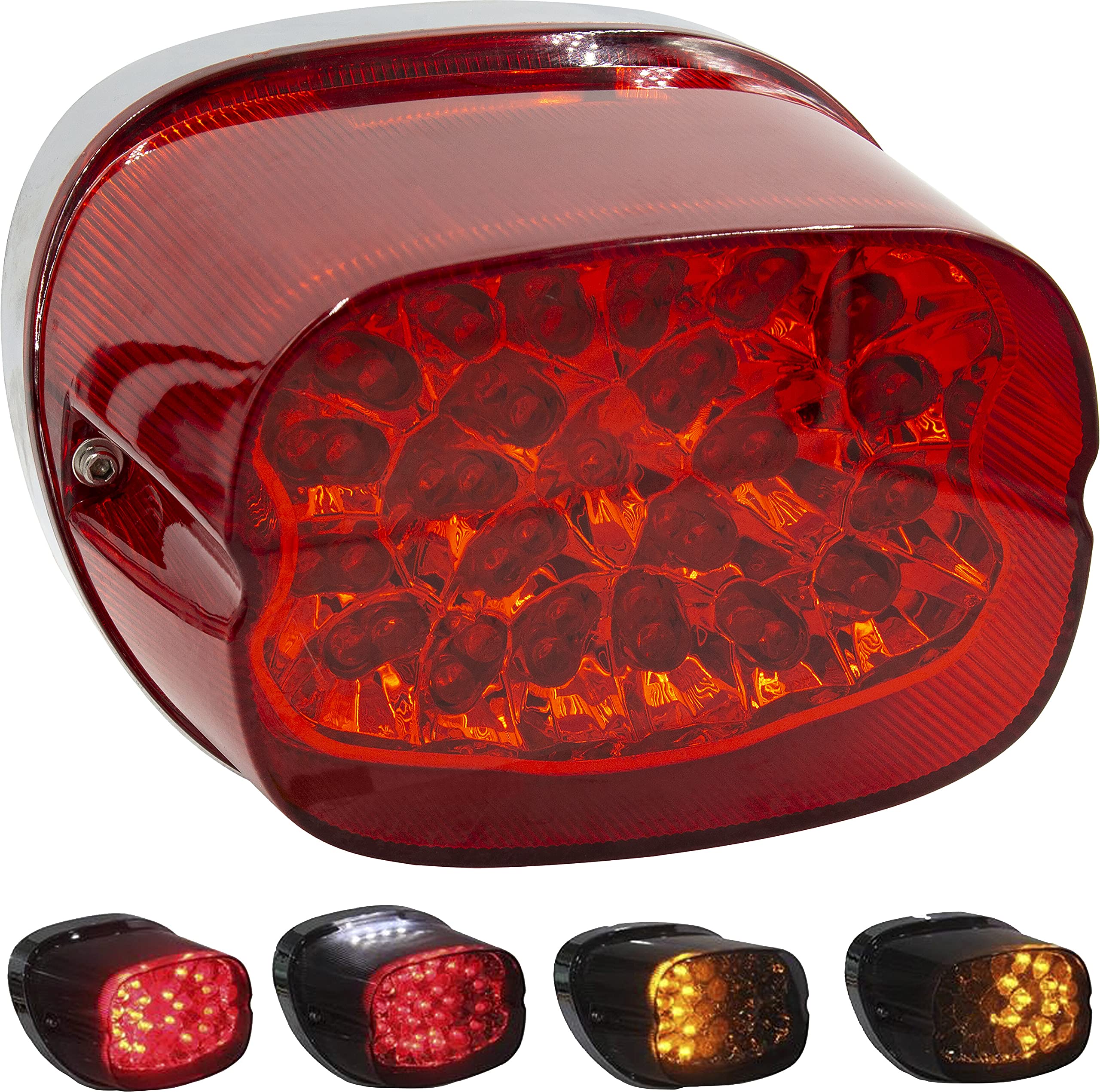 METRA - Replacement Red Tail Light with Turn Signals - Harley Davidso (BC-HDTL3)