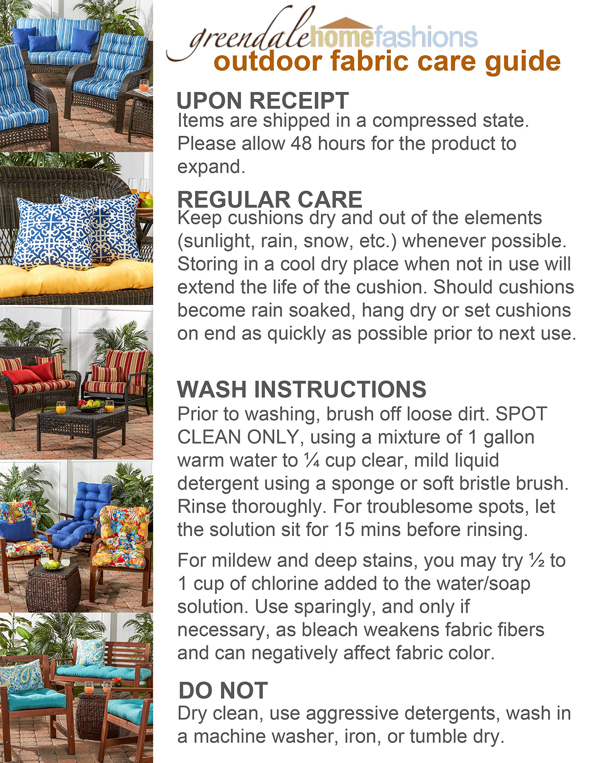 Greendale Home Fashions Outdoor Rectangle Accent Pillows, Sunbeam, Set of 2