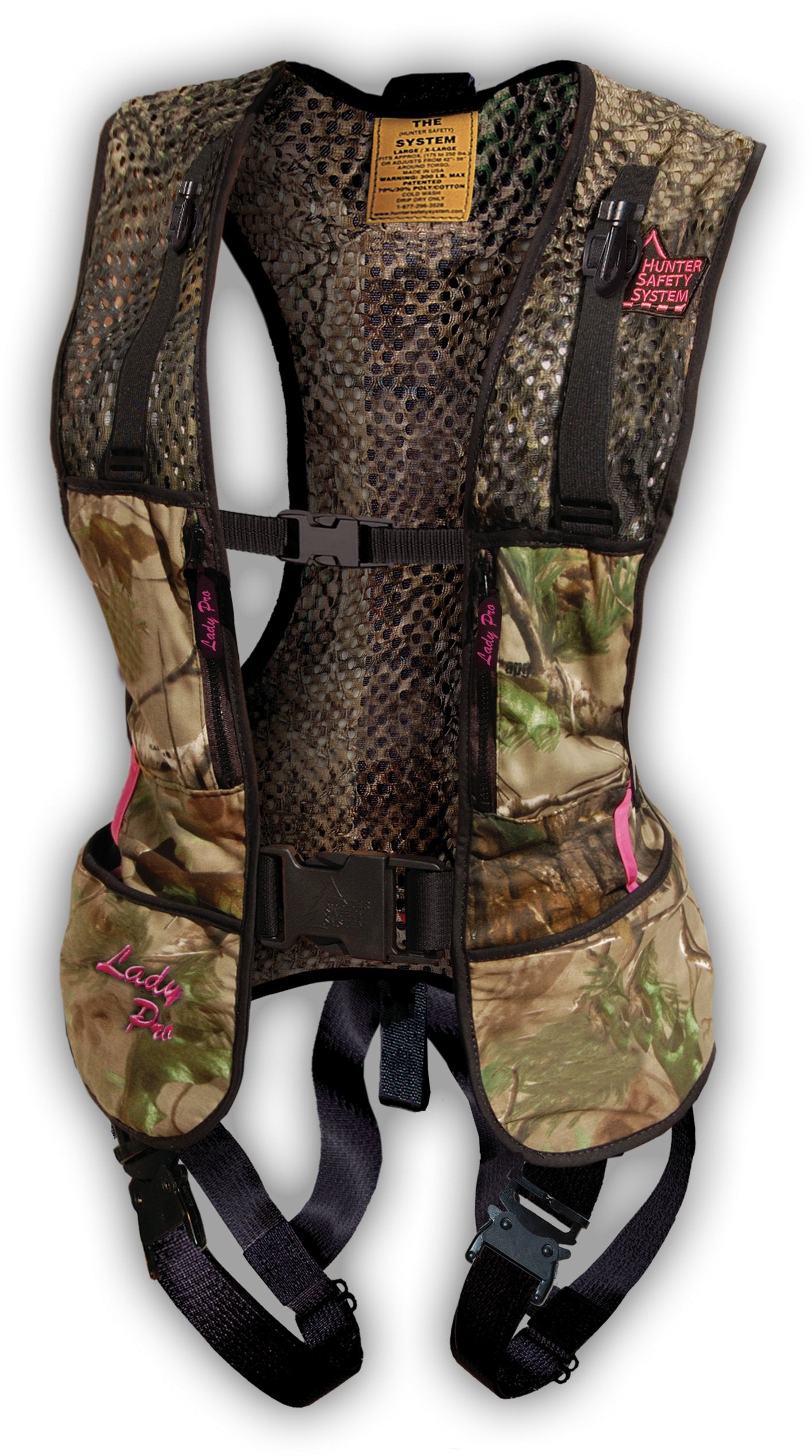 Hunter Safety System Pro Lady Safety Harnesses, Realtree, Large/X-Large