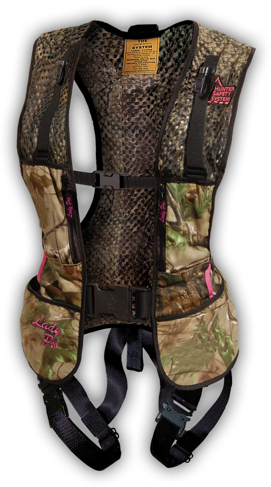 Hunter Safety System Pro Lady Safety Harnesses, Realtree, Large/X-Large