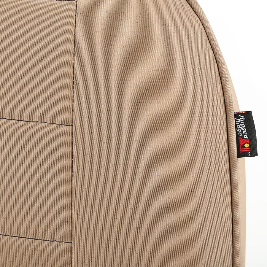 Rugged Ridge | Low-Back Seat, Front, No-Recline, Tan | 13400.04 | Fits 1955-1986 Jeep CJ