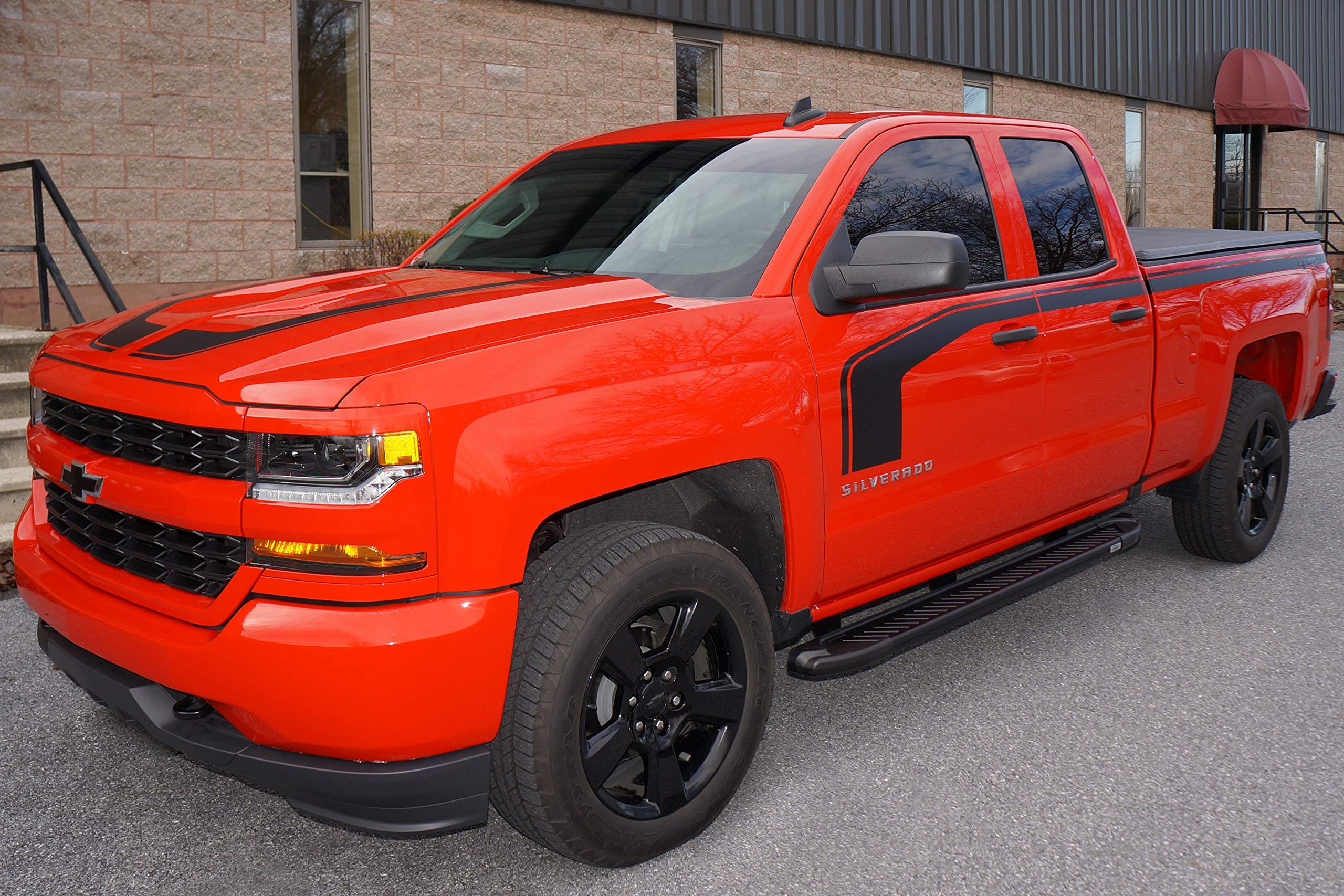 Black RAL-T Romik Running Board for Chevrolet/GMC 60031419