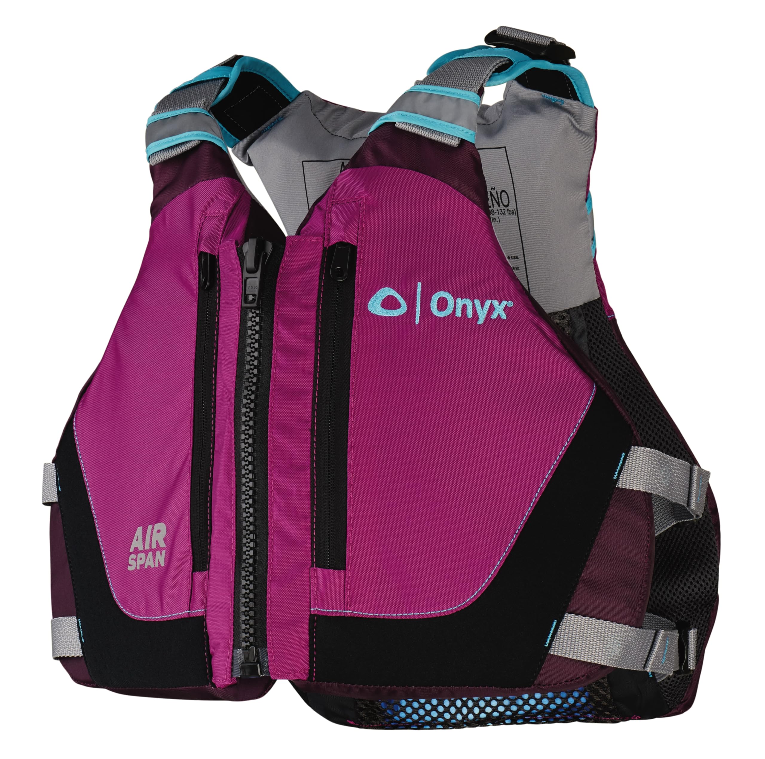 Onyx Breeze Air Span Life Jacket, Purple, XL/2XL