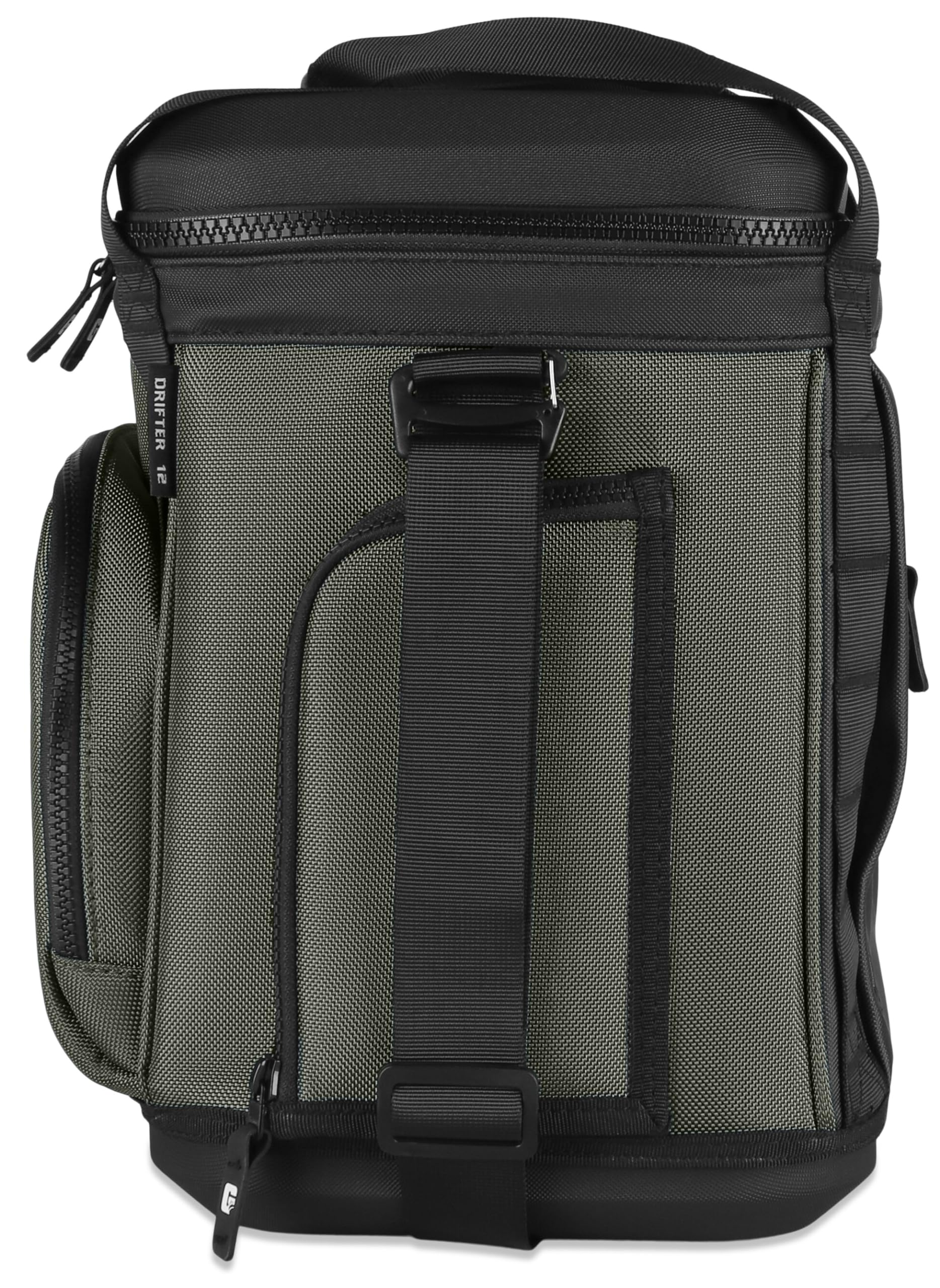 12 qt Grizzly Drifter Lunchbox |12 Flip-Top Soft Top Cooler Bag | Ice Chest for Beach Boat Camping Car Fishing Golf Hiking Hunting | Lightweight Portable Insulated Waterproof | Lunar Green