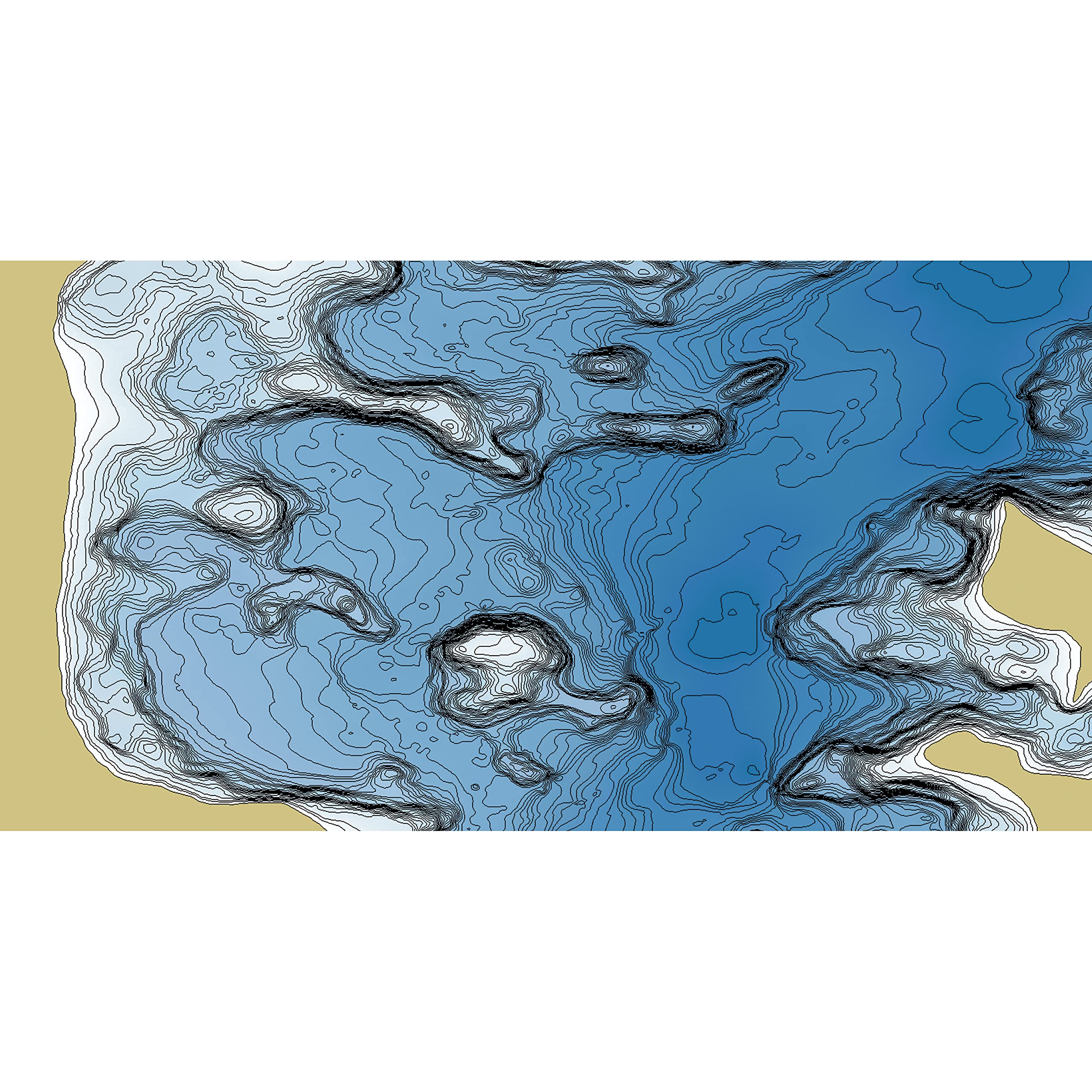 LakeMaster Humminbird Wisconsin V1 Map SD Card for Fish Finders