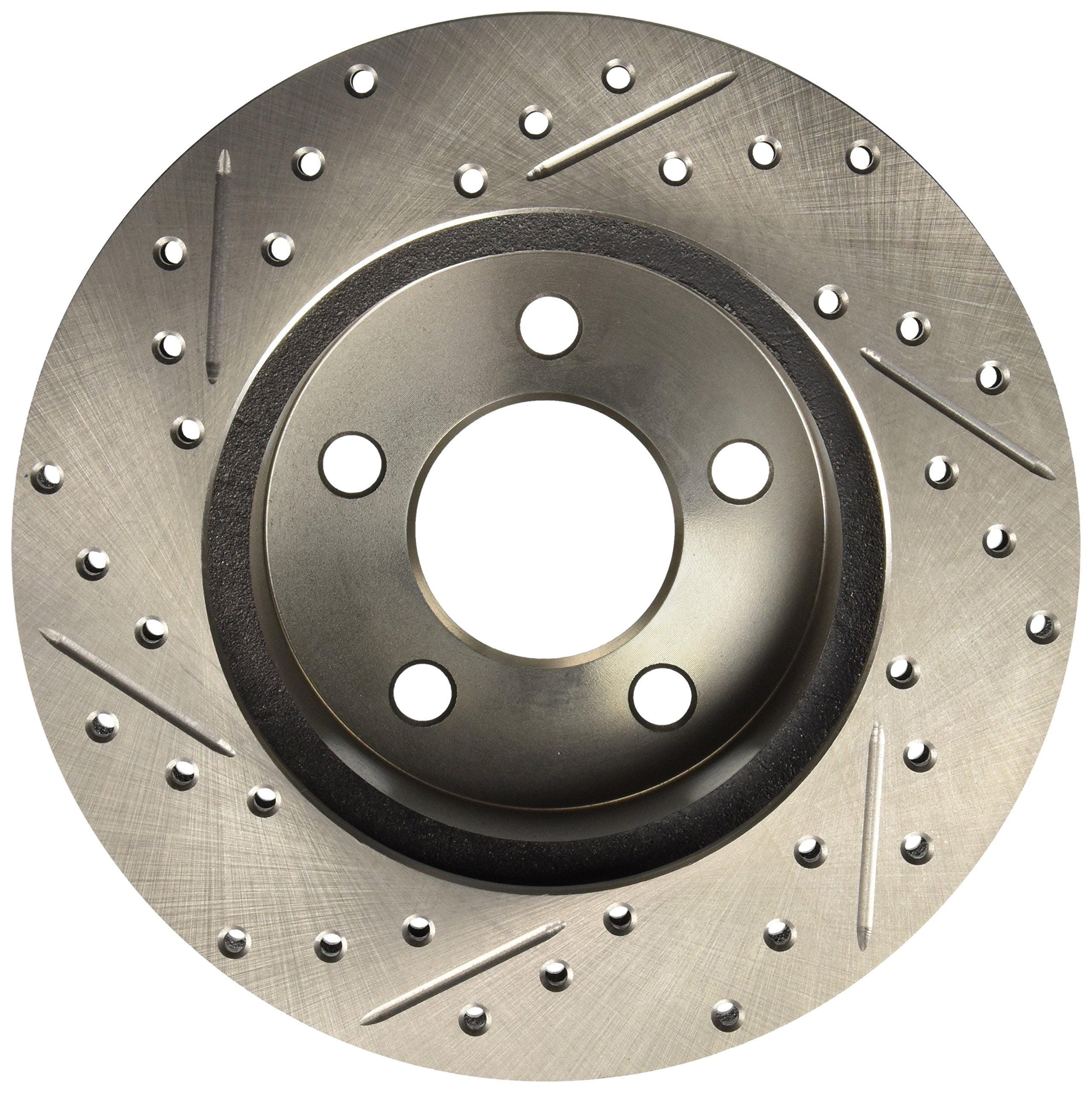 StopTech 227.67022L Brake Rotor Select Sport Drilled and Slotted; Front Left